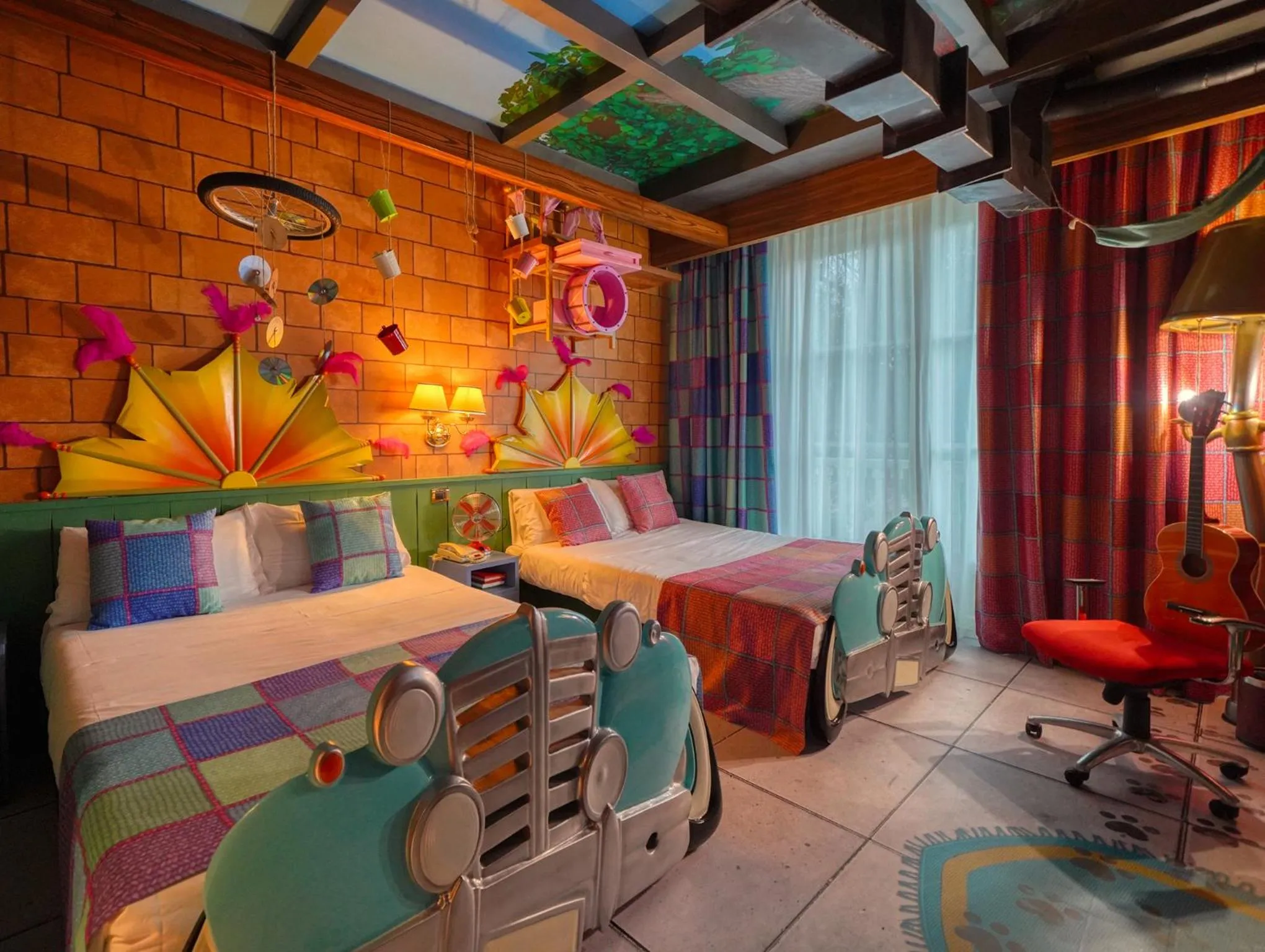 Bed in Gardaland Hotel