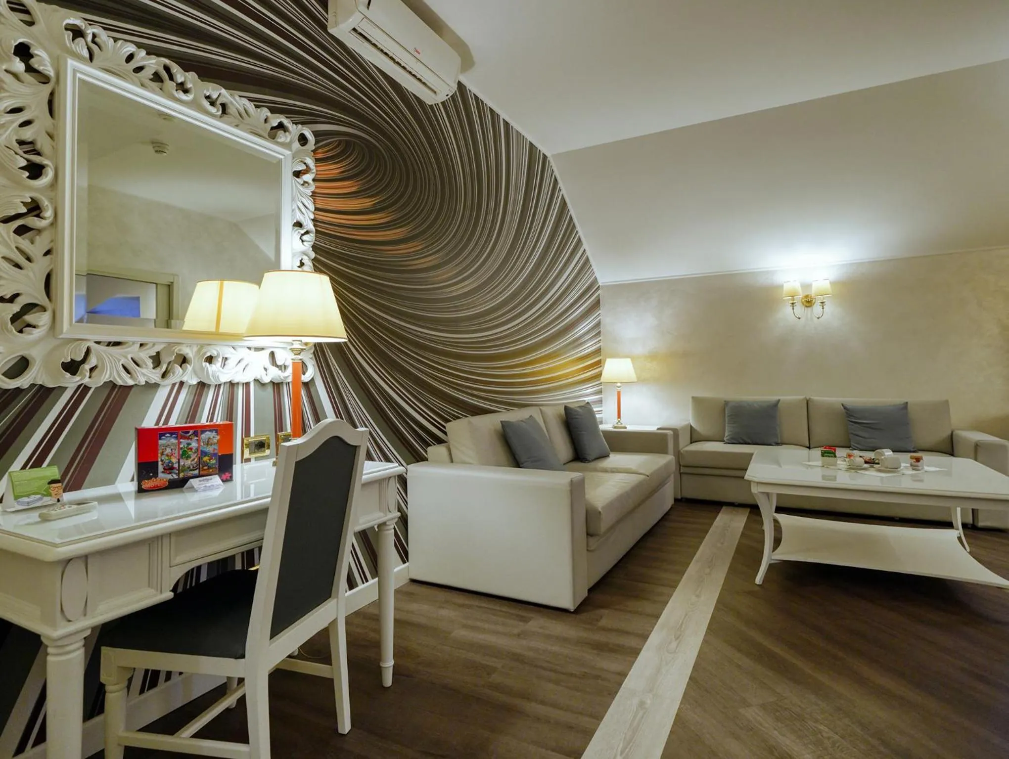 Seating area in Gardaland Hotel