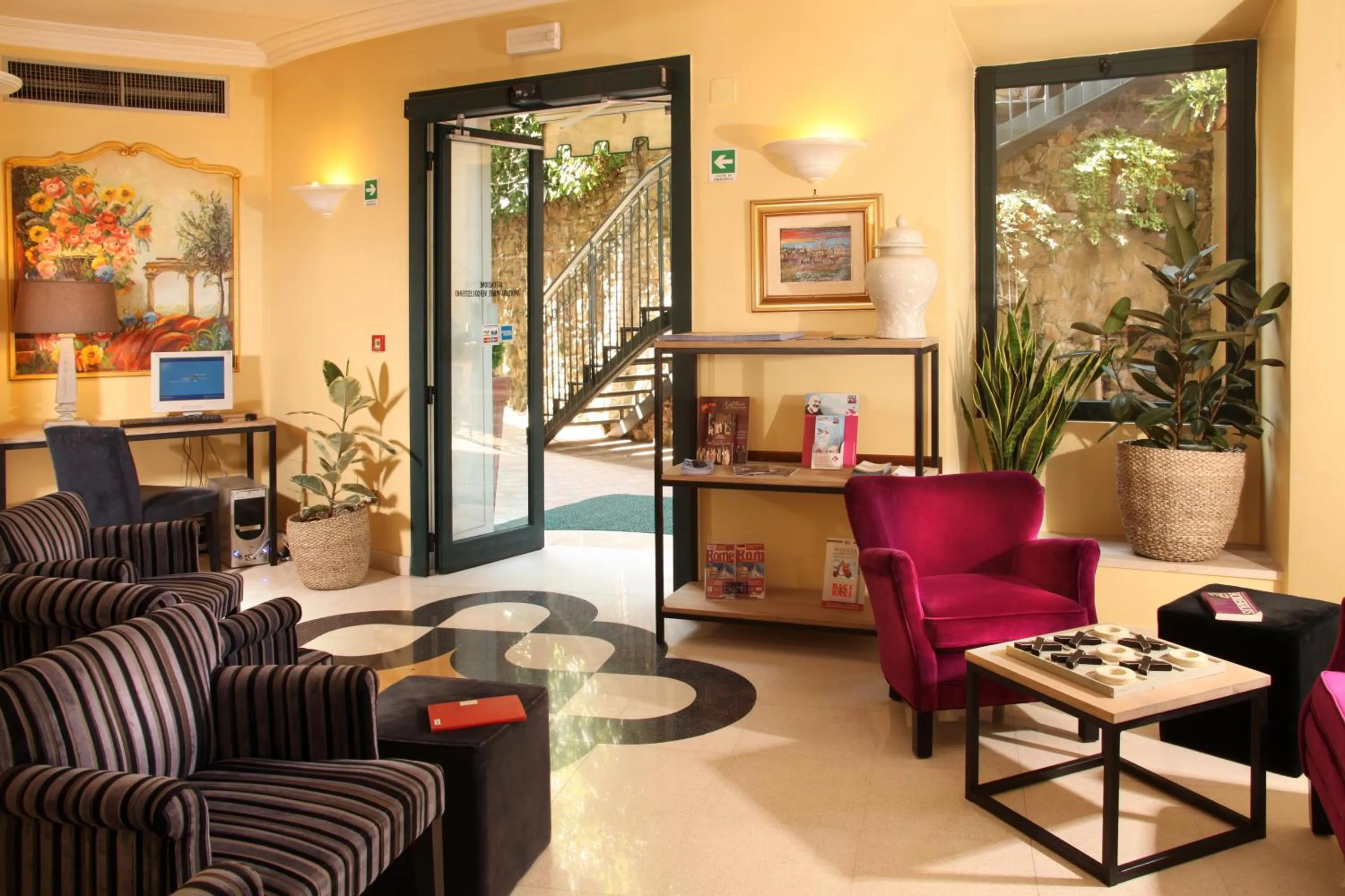 Lobby or reception in Hotel Alessandrino