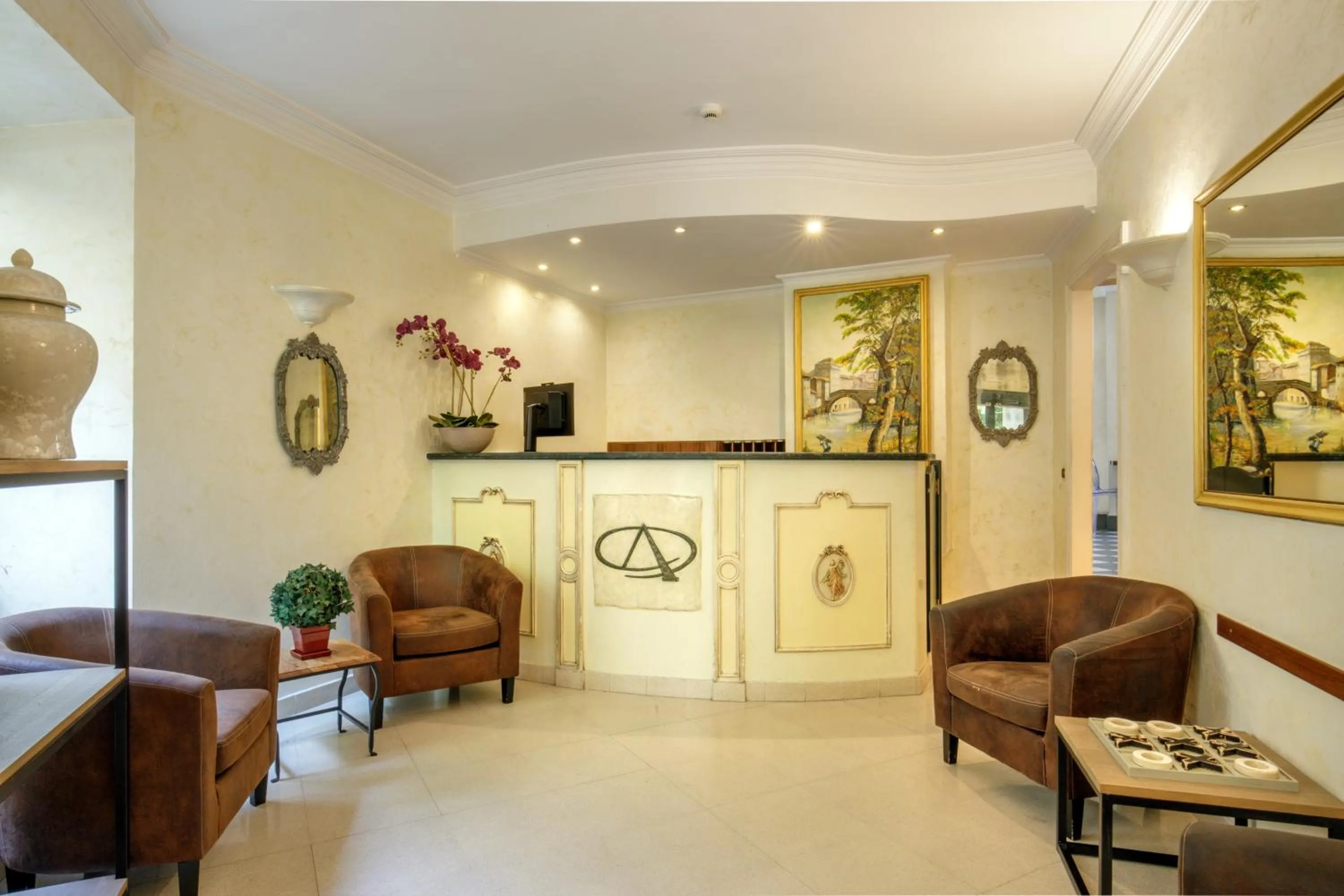 Lobby or reception in Hotel Alessandrino