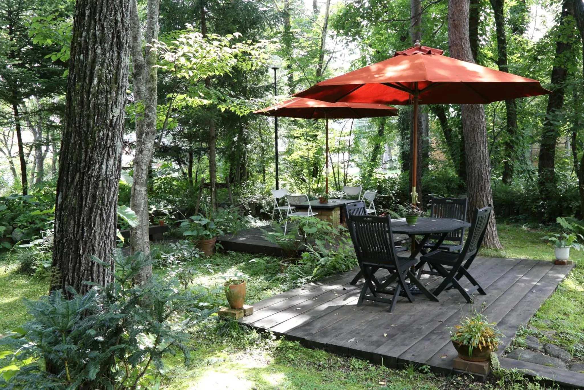 Patio in Pension Belnina