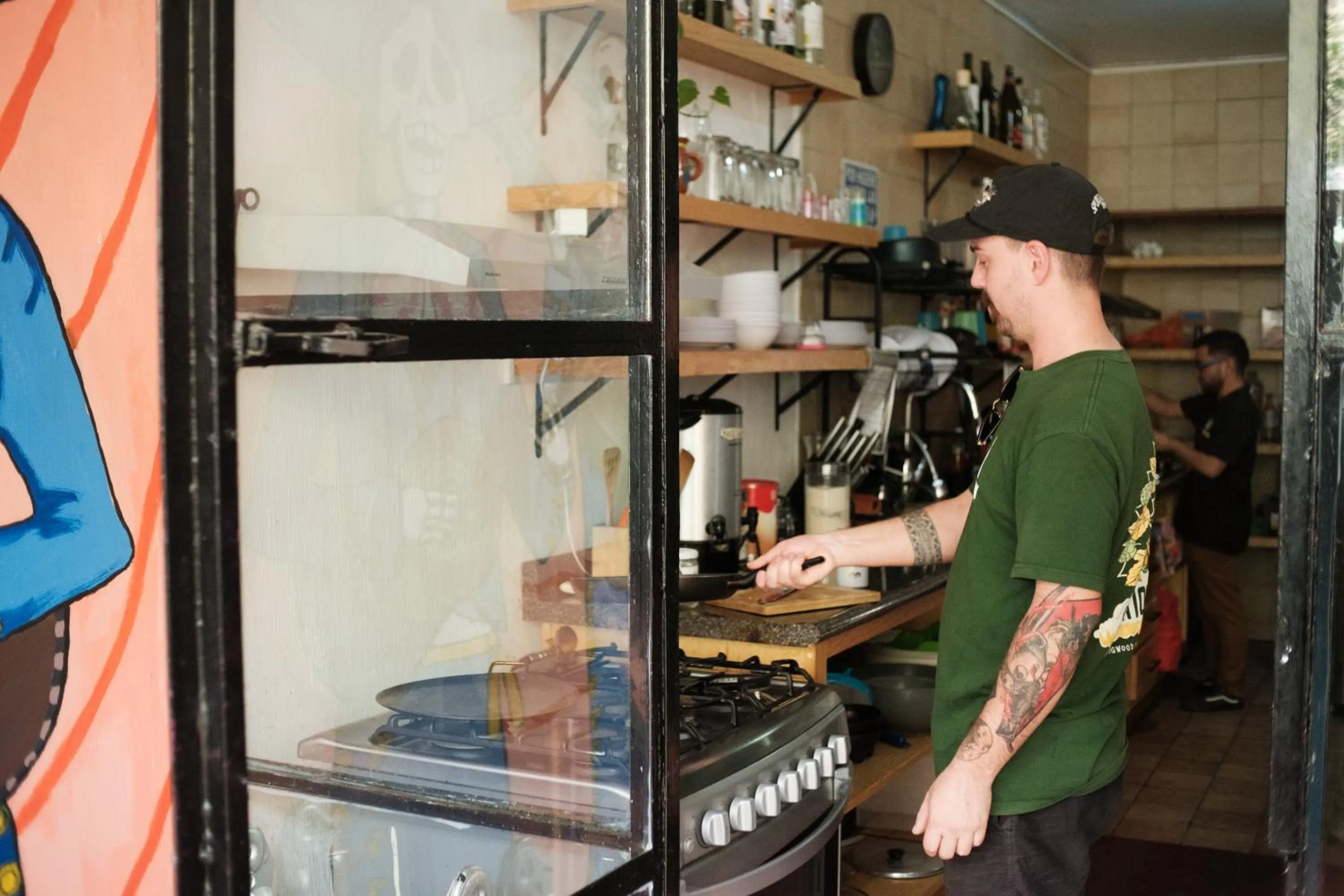 kitchen in Leveli Coliving