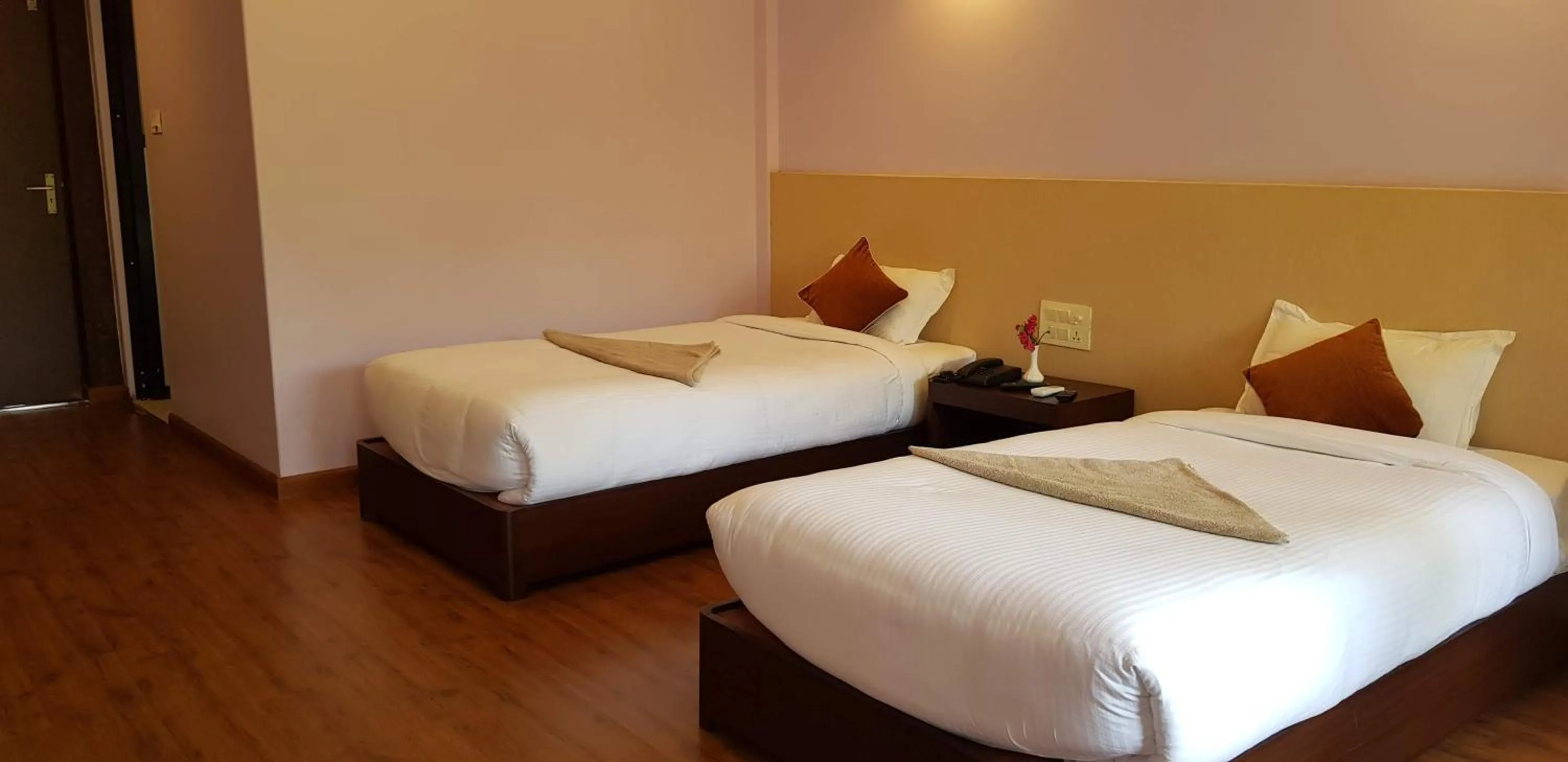 Bedroom, Bed in Lumbini Buddha Garden Resort