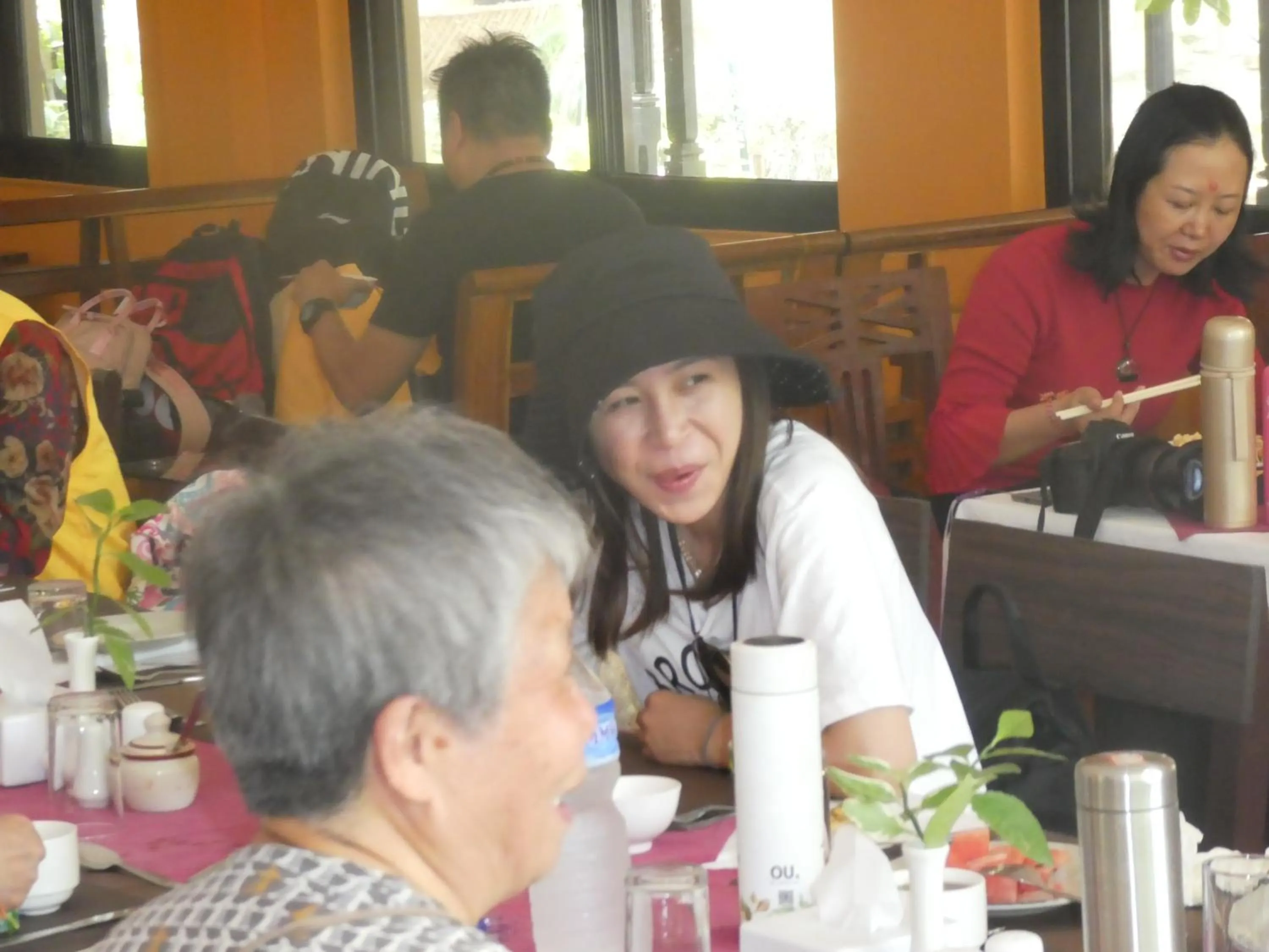group of guests in Lumbini Buddha Garden Resort