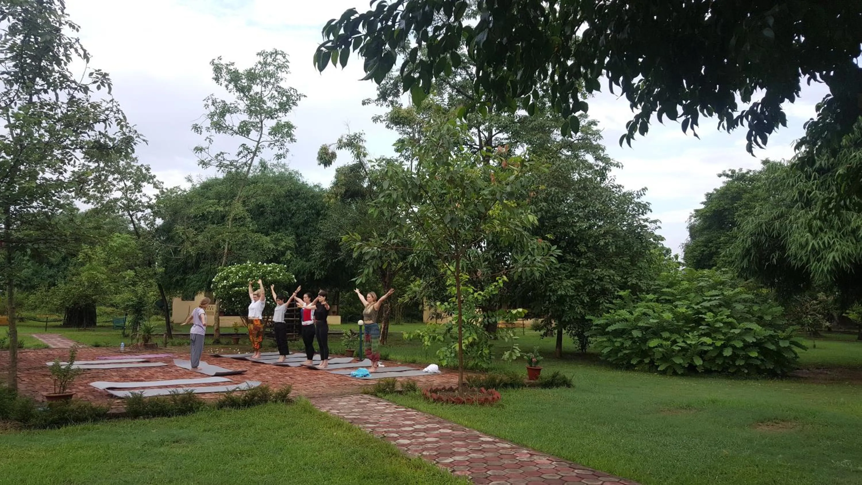 Garden in Lumbini Buddha Garden Resort