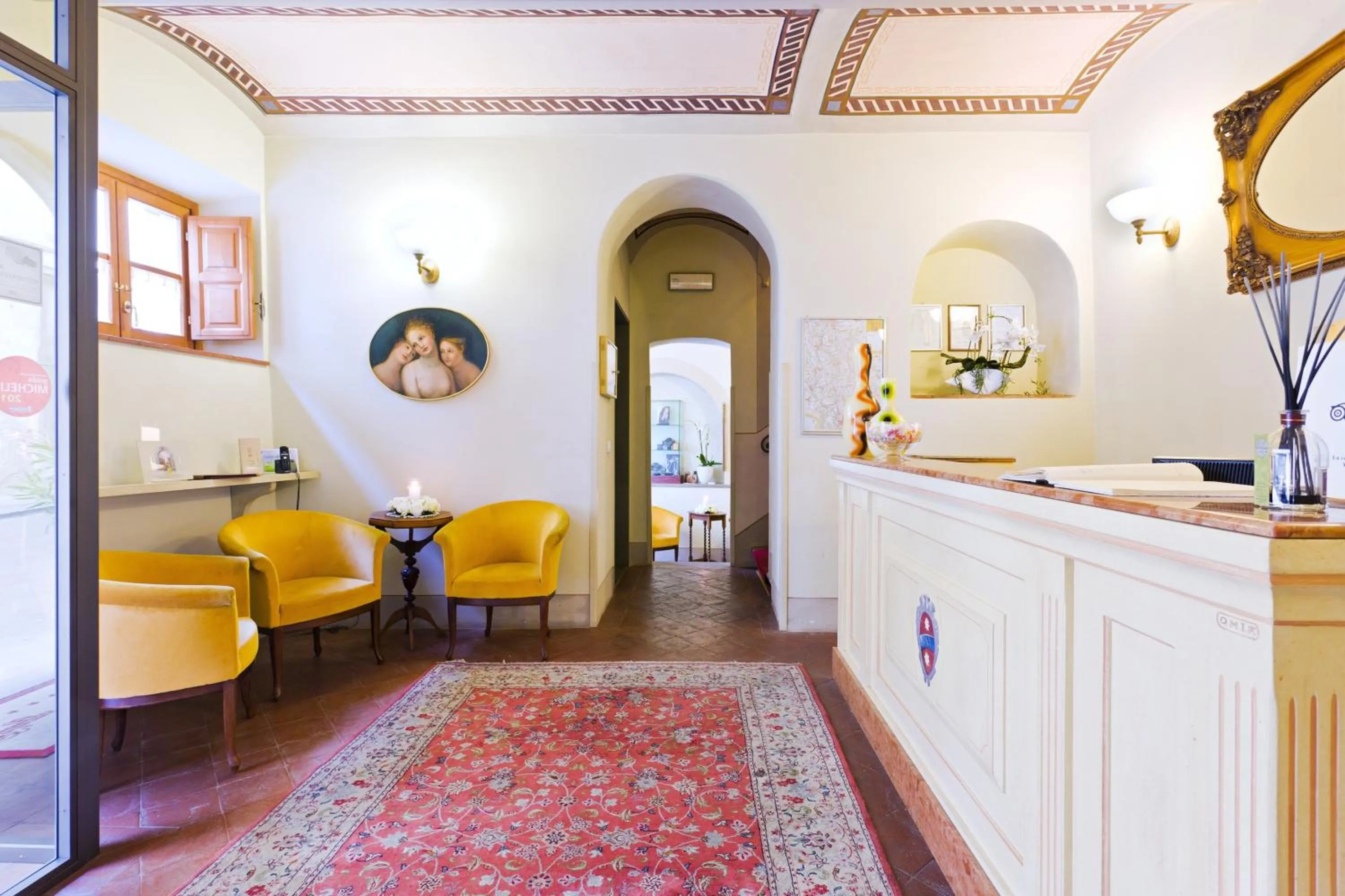 Lobby or reception in Hotel Palazzo San Niccolò & Spa