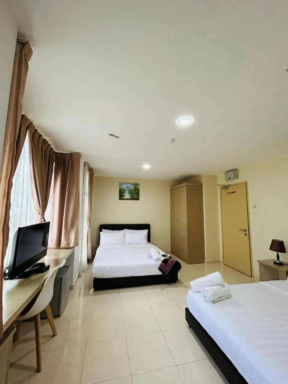 Bed in Noor Hotel Kangar