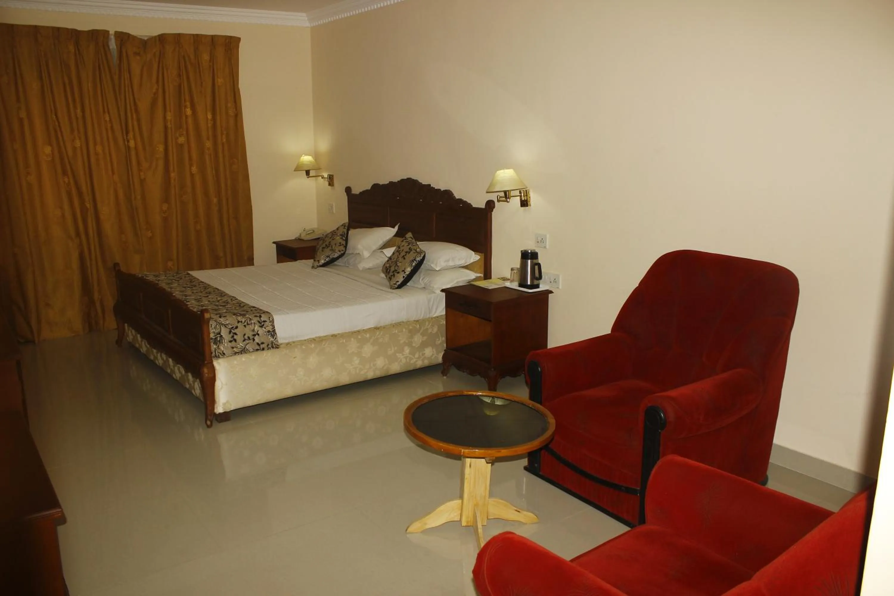 Bedroom in hotel bessota international