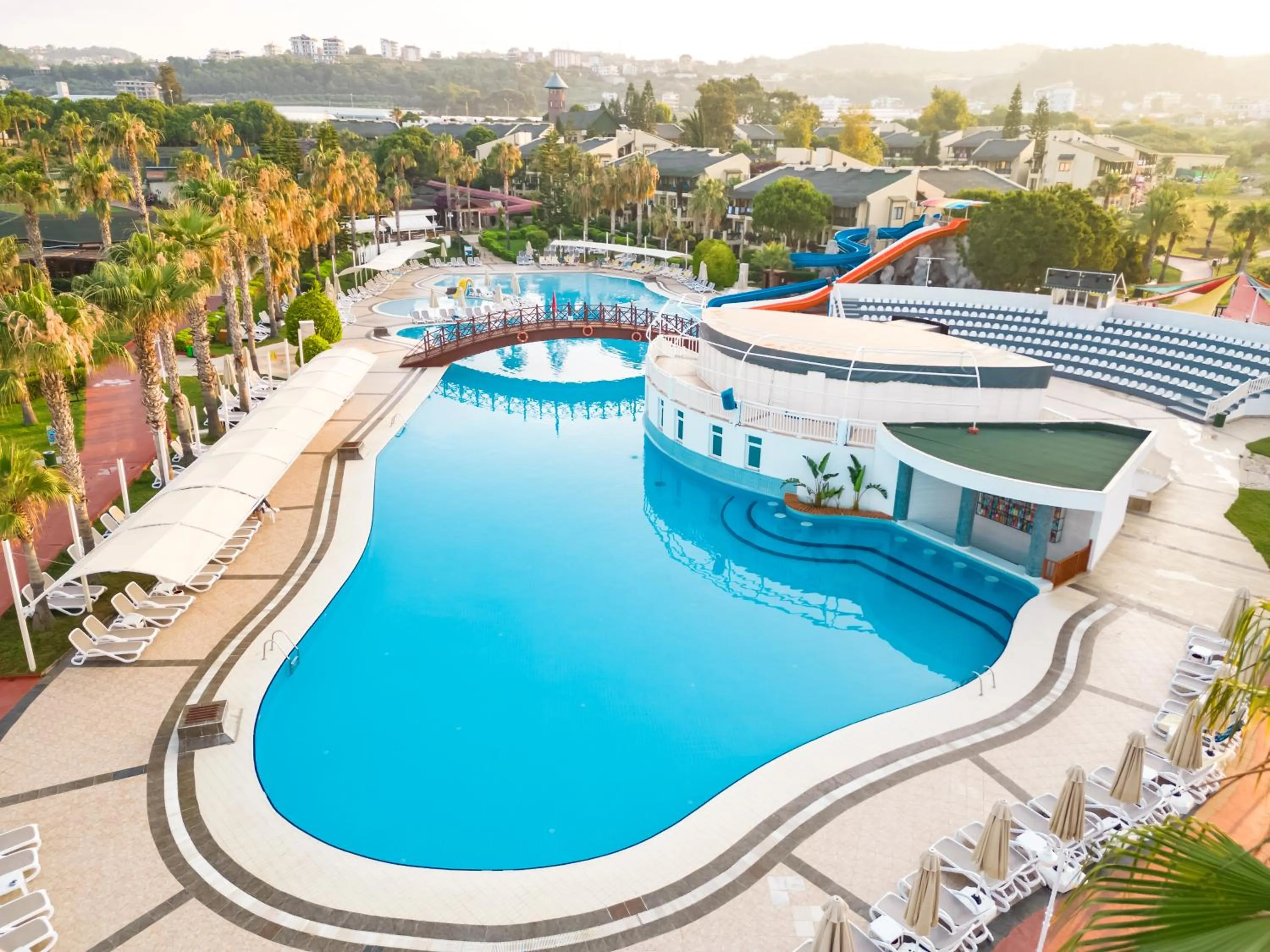 Pool view in Oz Hotels Incekum Beach