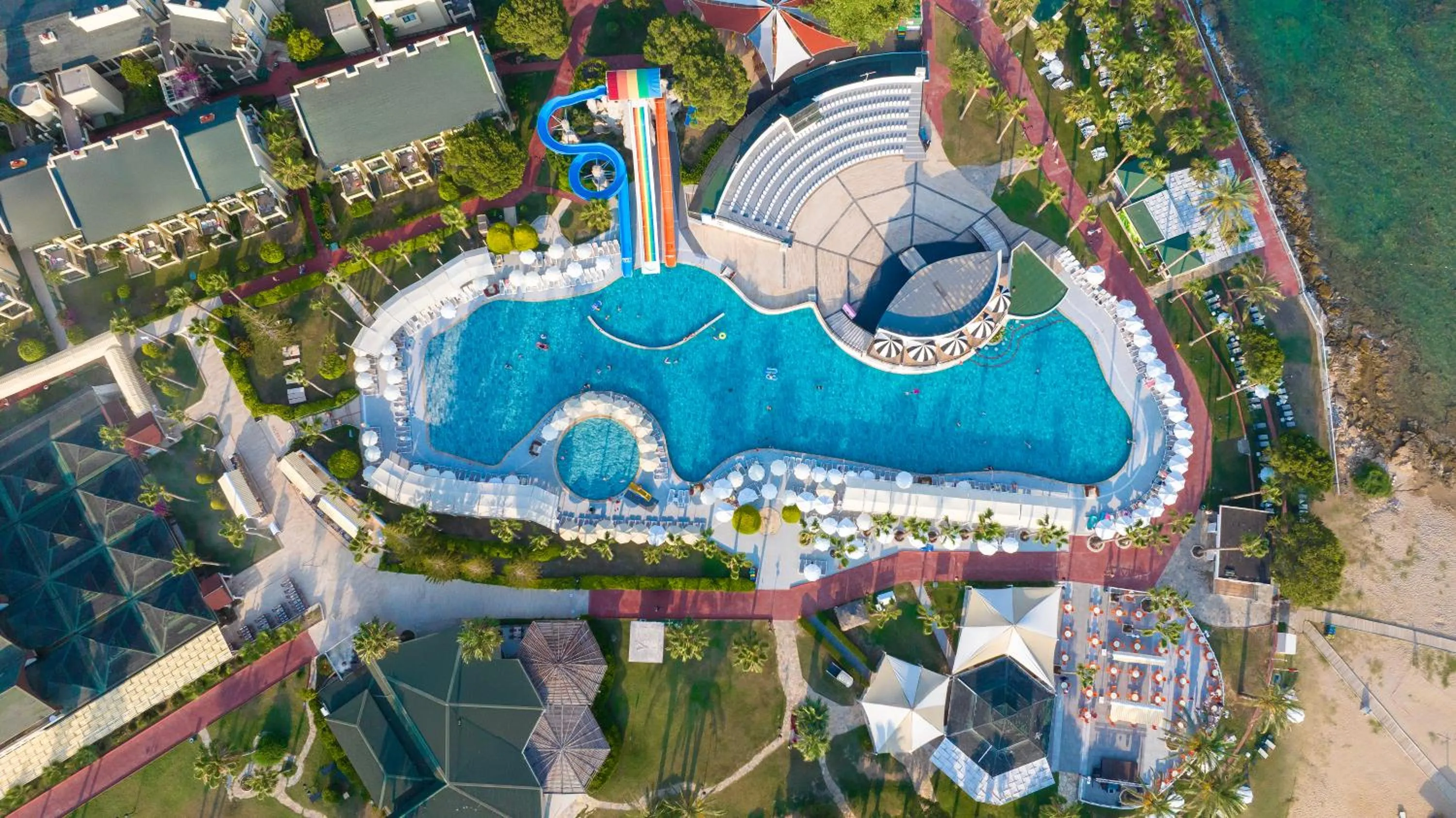 Bird's eye view in Oz Hotels Incekum Beach