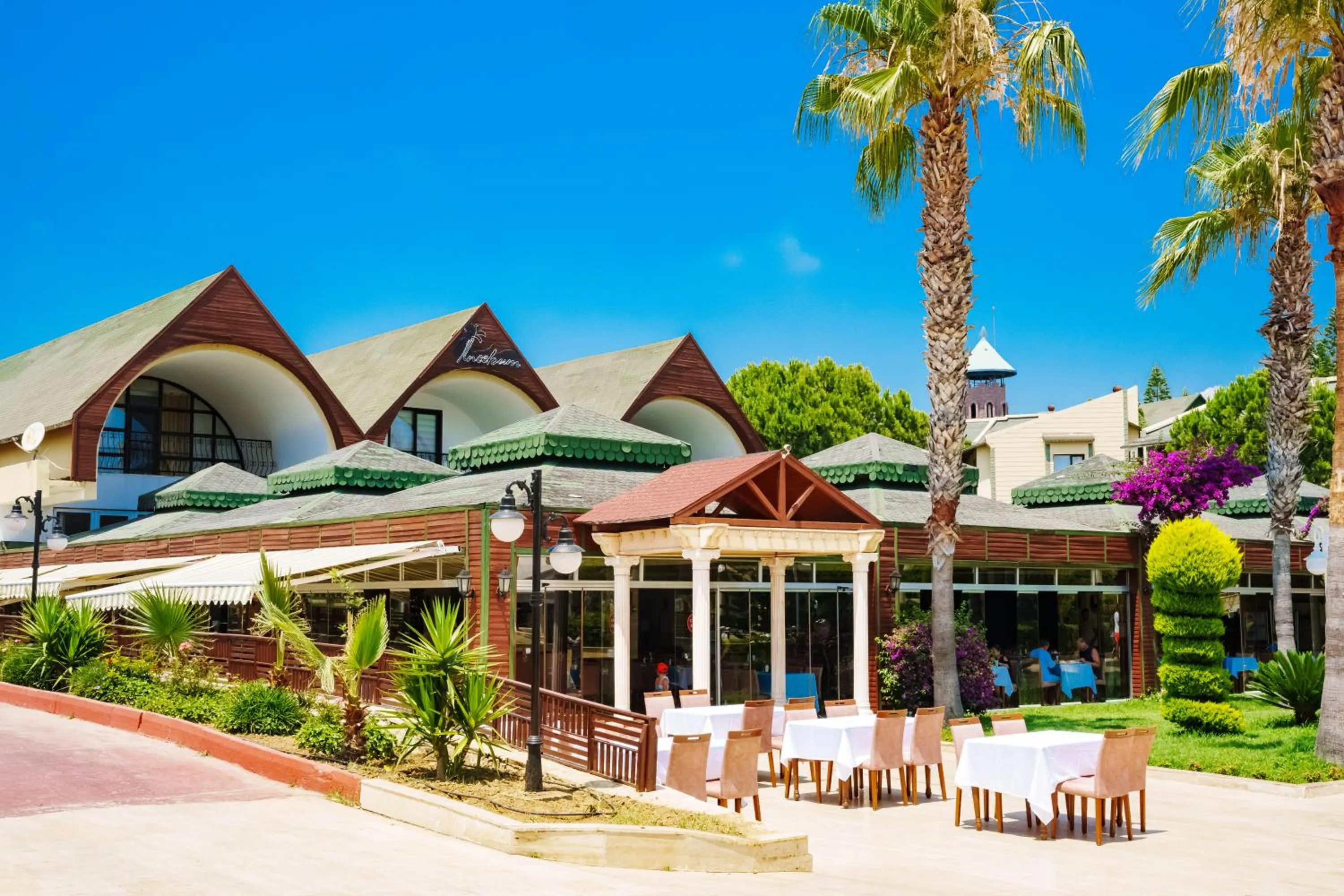 Garden view in Oz Hotels Incekum Beach