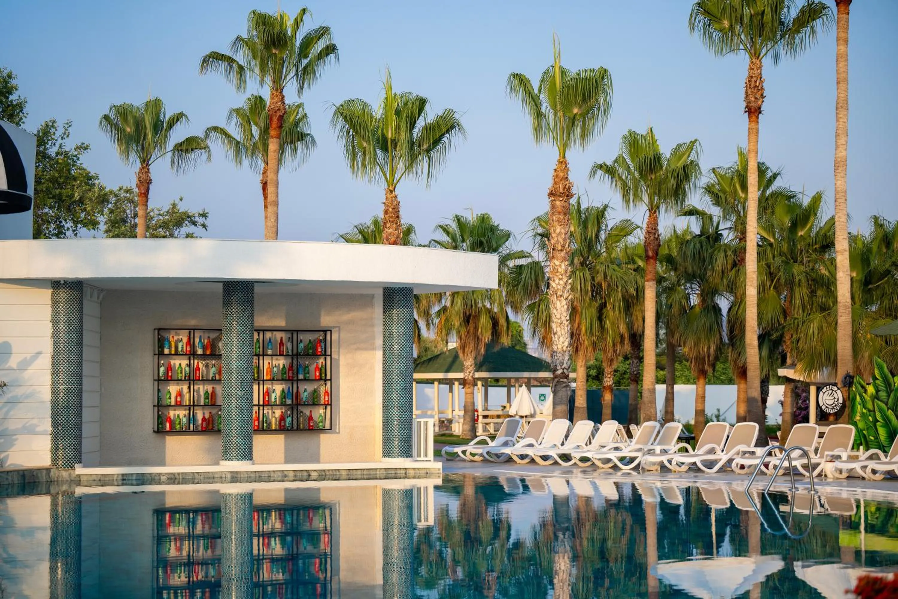 Pool view in Oz Hotels Incekum Beach