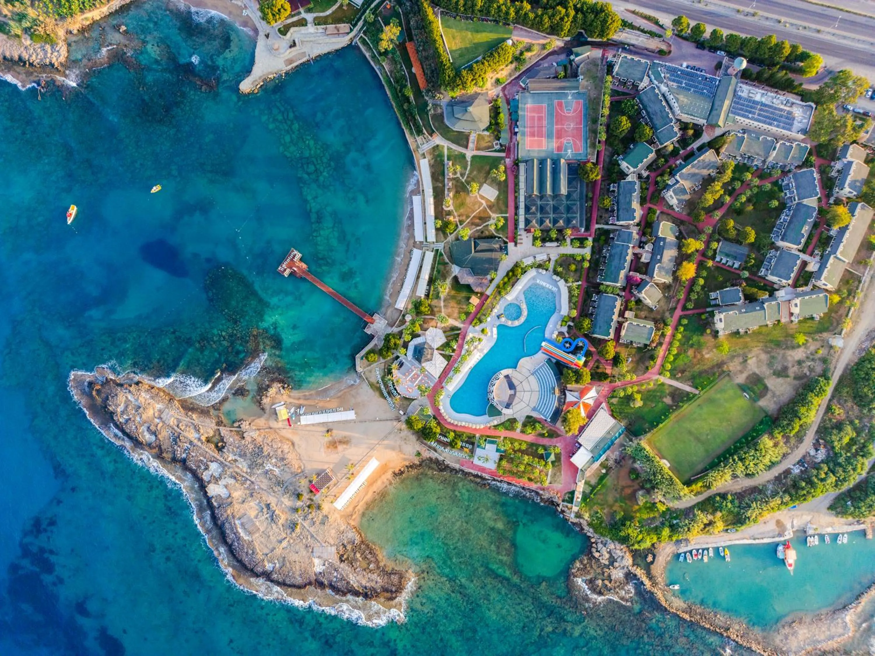 Bird's eye view in Oz Hotels Incekum Beach