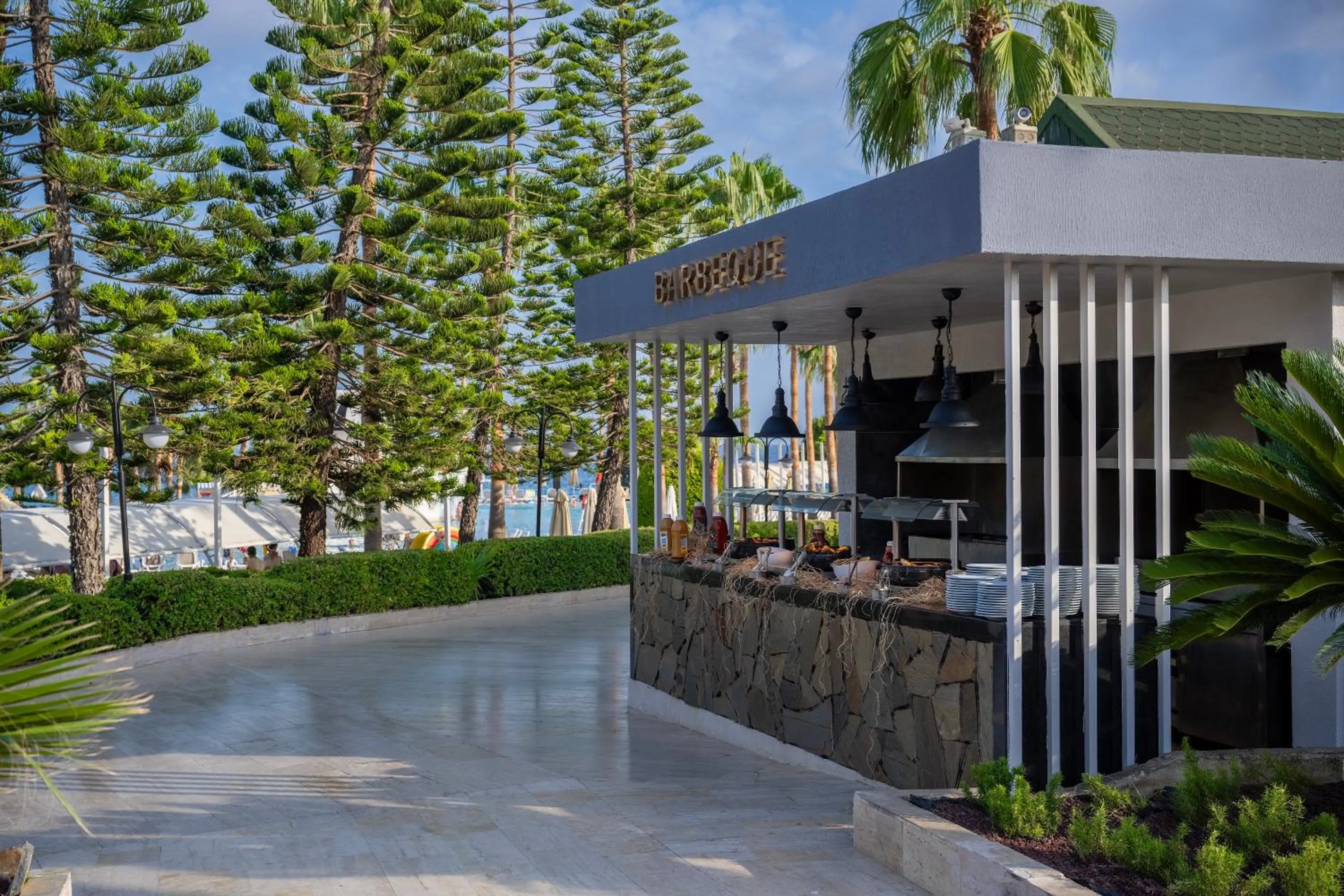 Garden view in Oz Hotels Incekum Beach