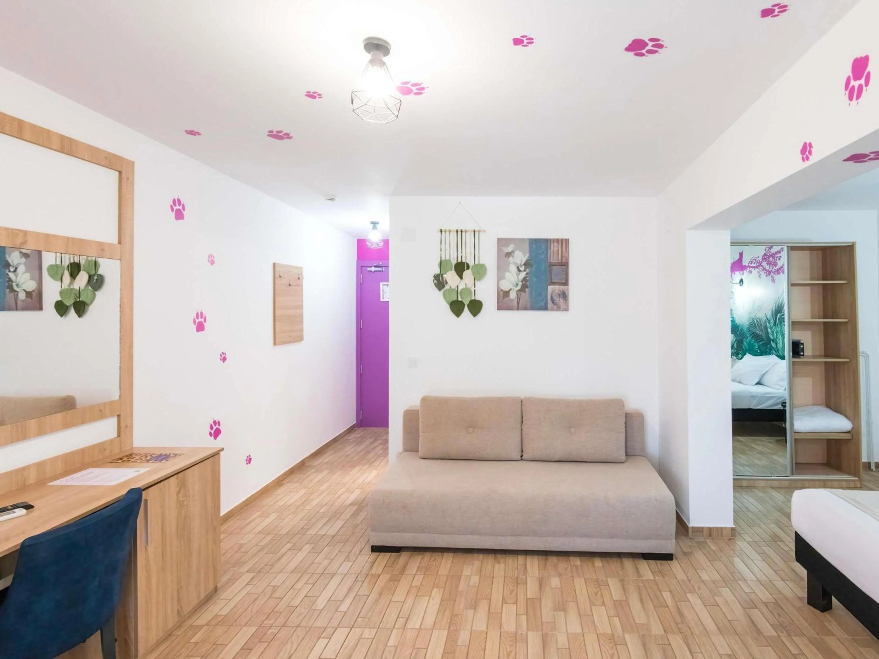 Bedroom, Bed in ibis Styles Venus