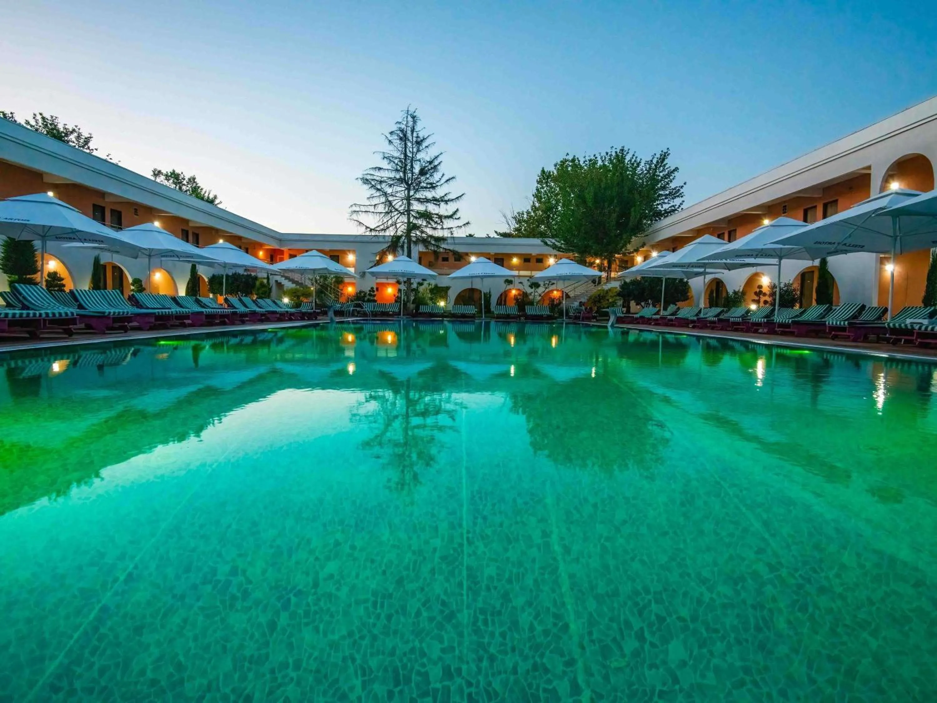 Pool view in ibis Styles Venus