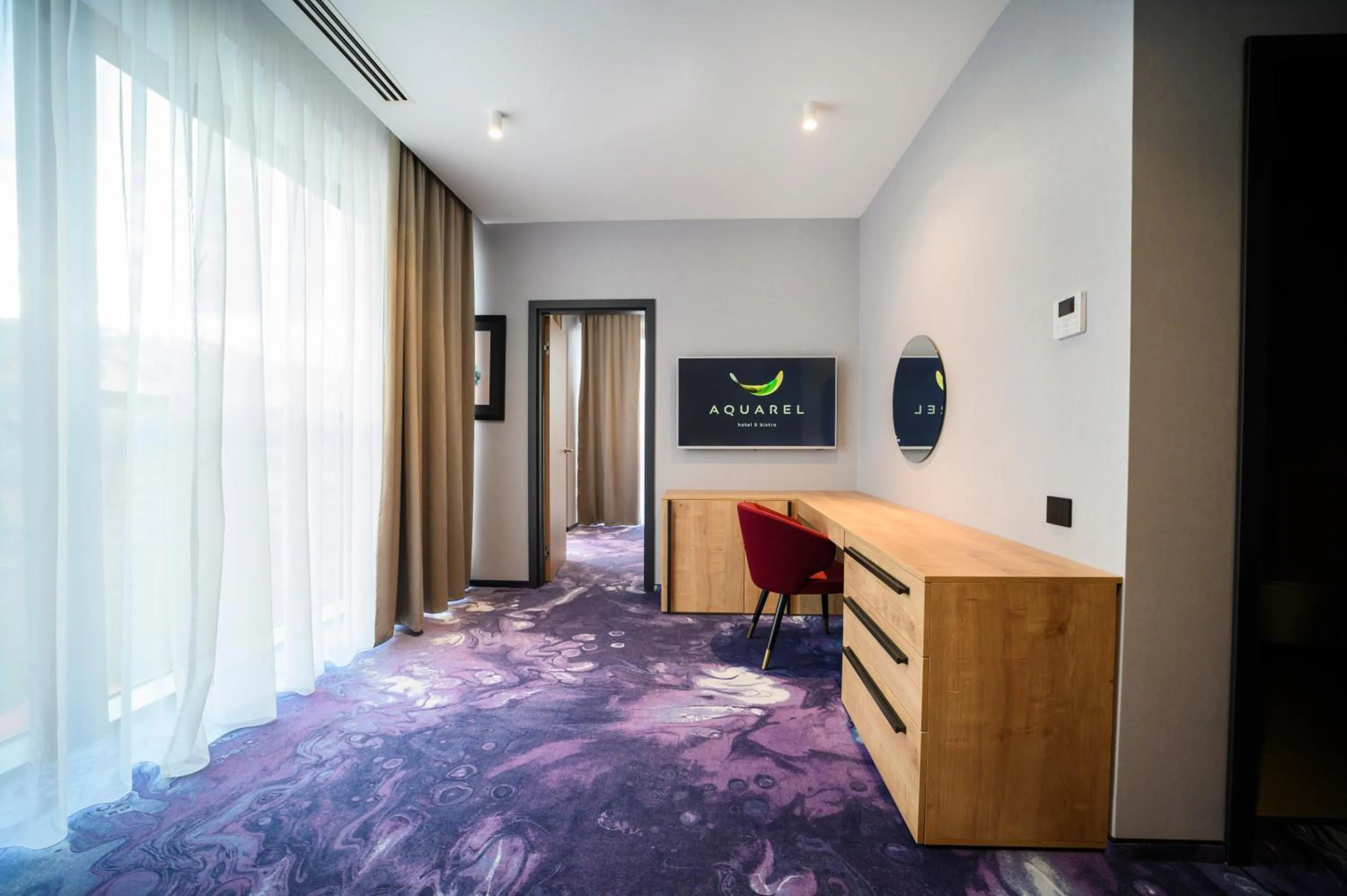 TV and multimedia, Bed in Hotel Boutique Aquarel