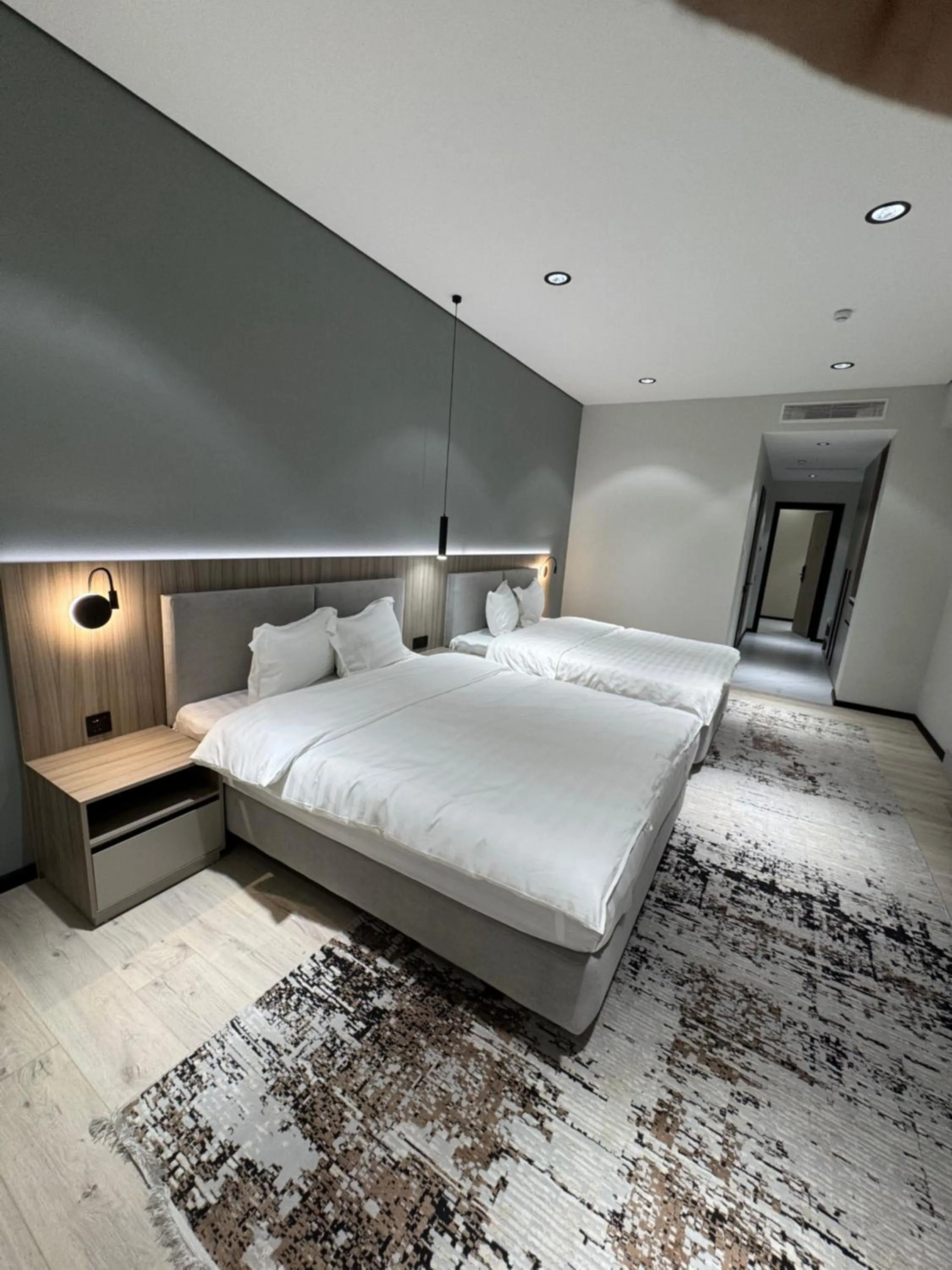 Bed in Asia Grand Hotel