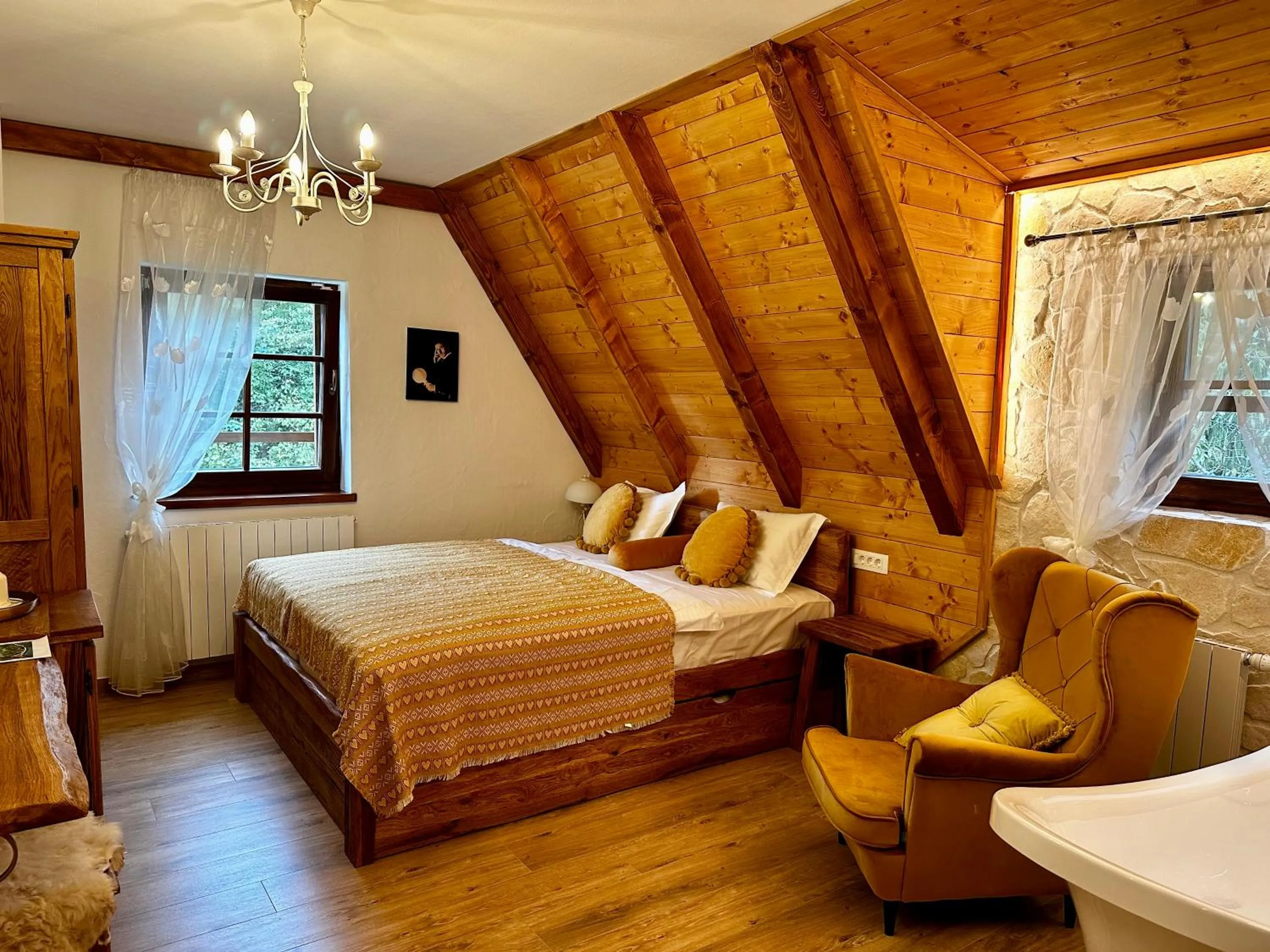 Bed in Boutique Villa Pearl of Plitvice, Plitvice Lakes