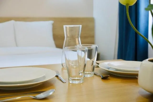 Dining area in Appart' hôtel 7 sensation