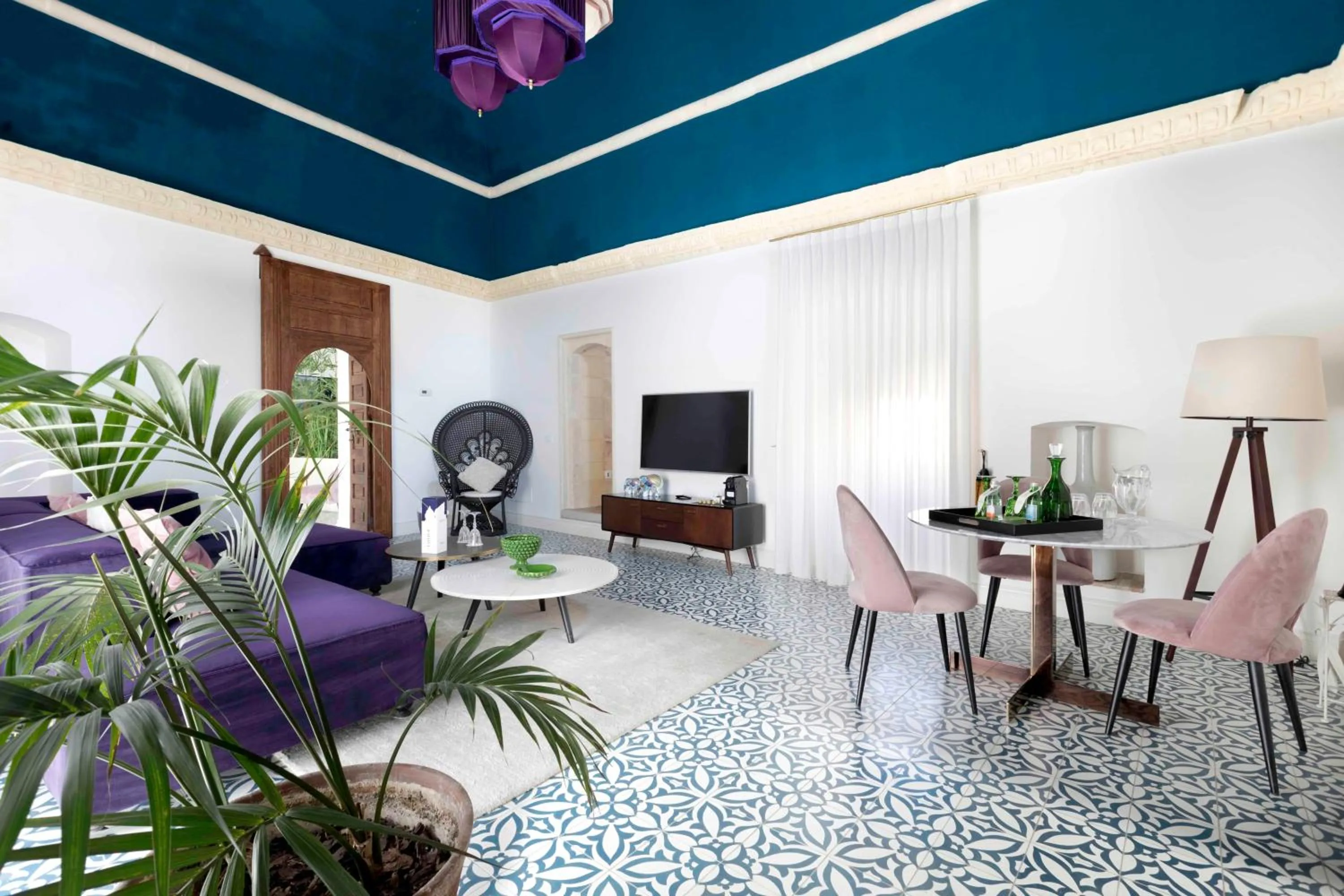 Communal lounge/ TV room in Sant'Angelo, Matera - Small Luxury Hotels