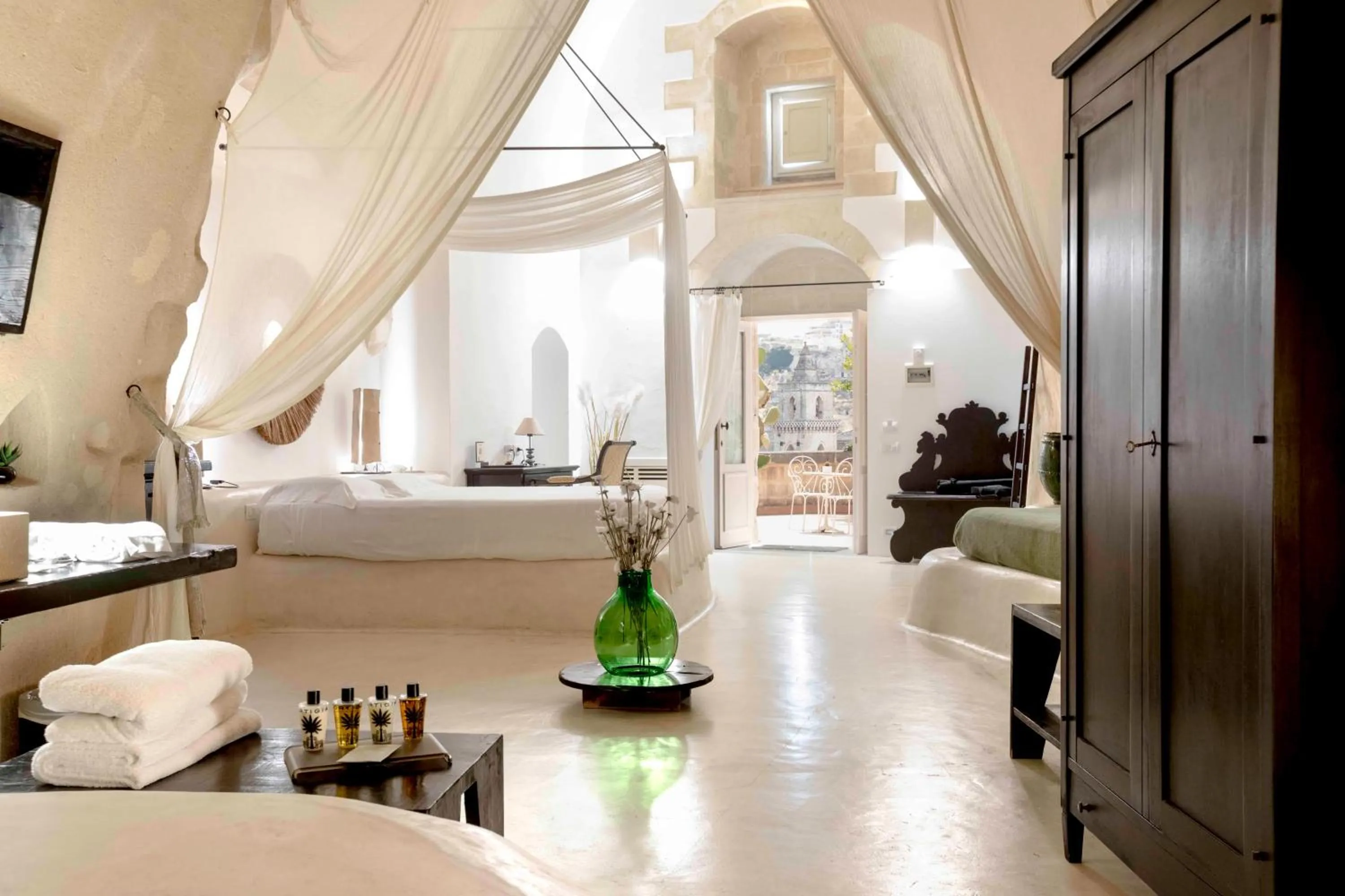Bedroom, Bed in Sant'Angelo, Matera - Small Luxury Hotels