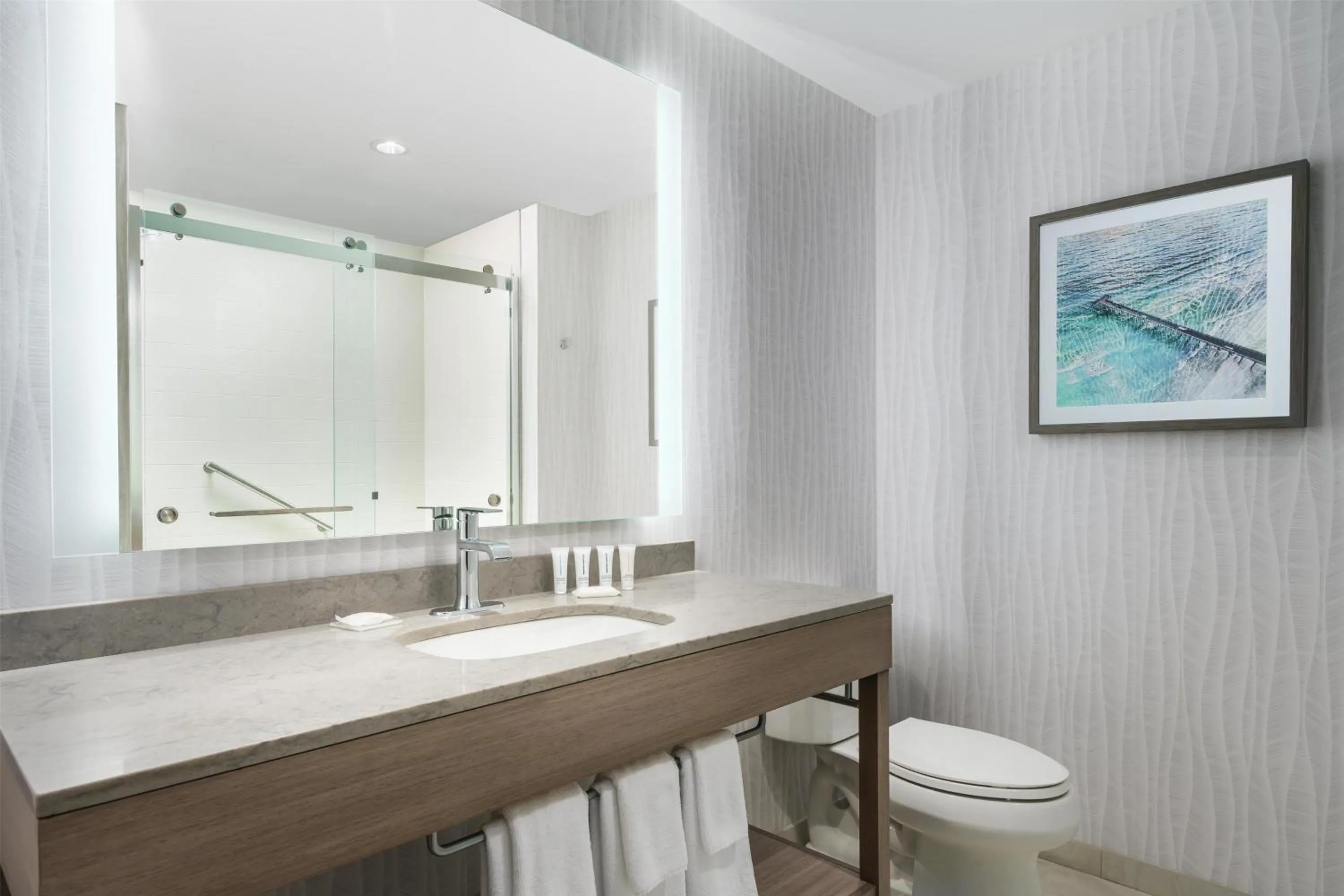 Bathroom in Hyatt Place Panama City Beach - Beachfront