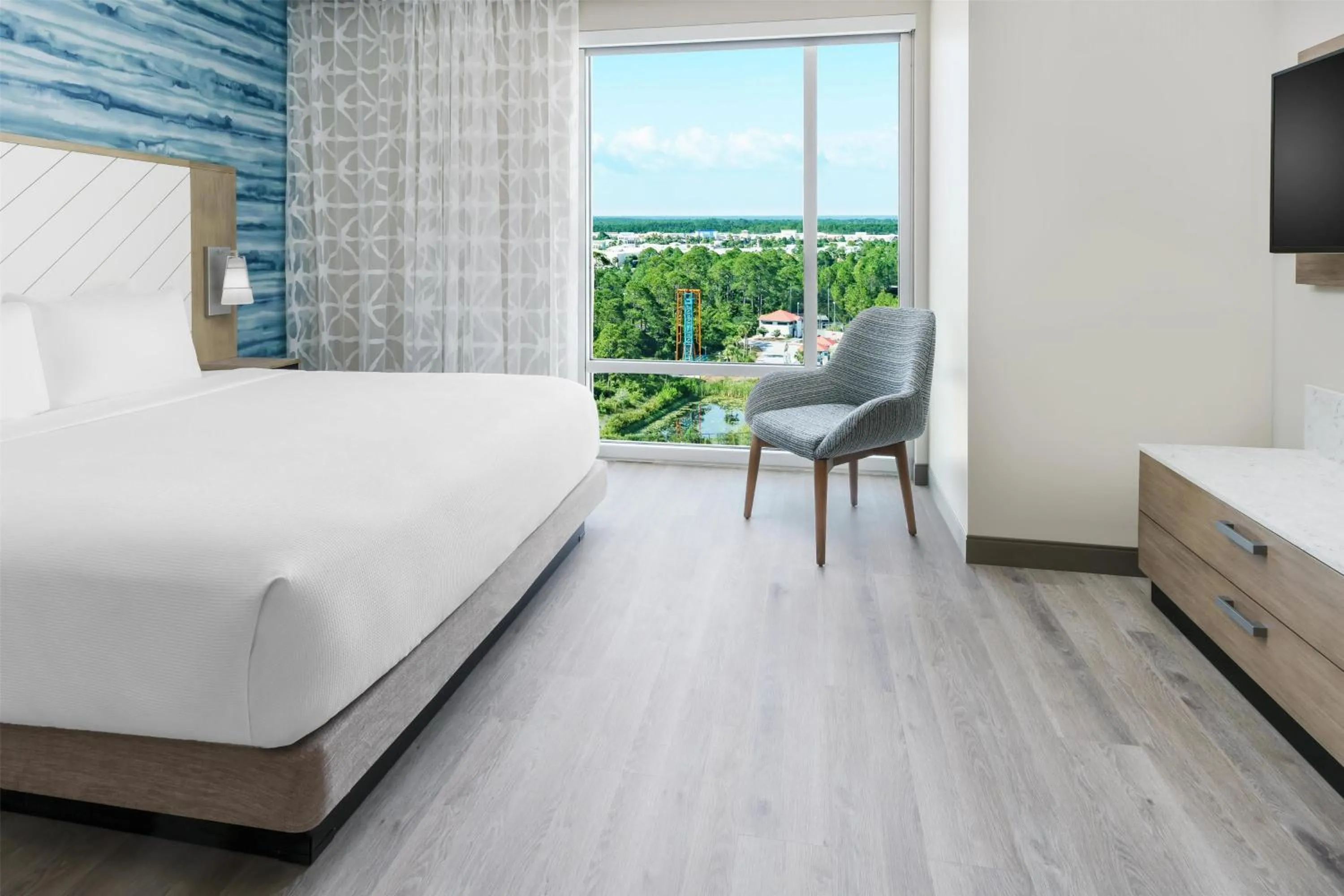 Bedroom, Bed in Hyatt Place Panama City Beach - Beachfront