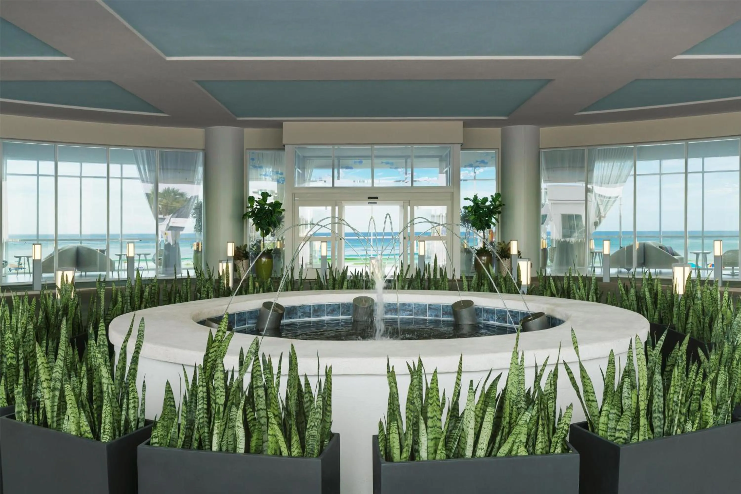 Property building in Hyatt Place Panama City Beach - Beachfront