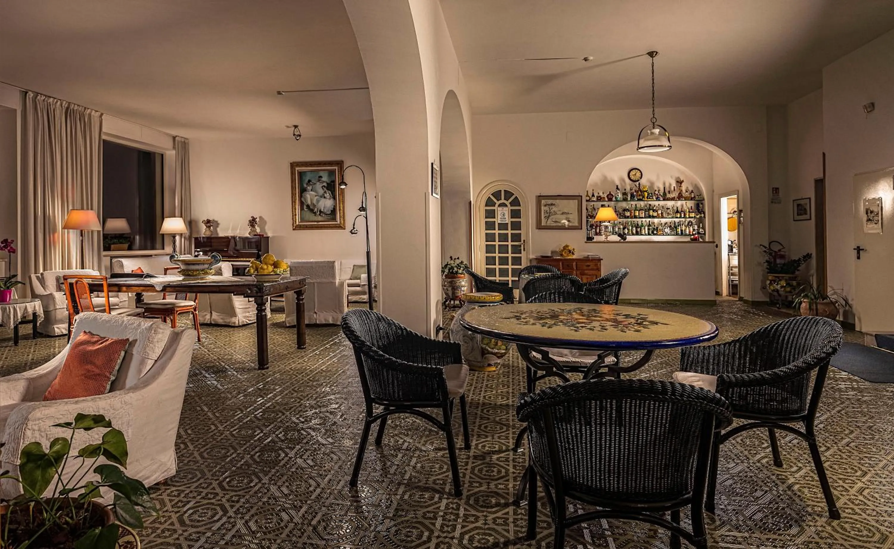 Living room in Hotel Bellevue Suite