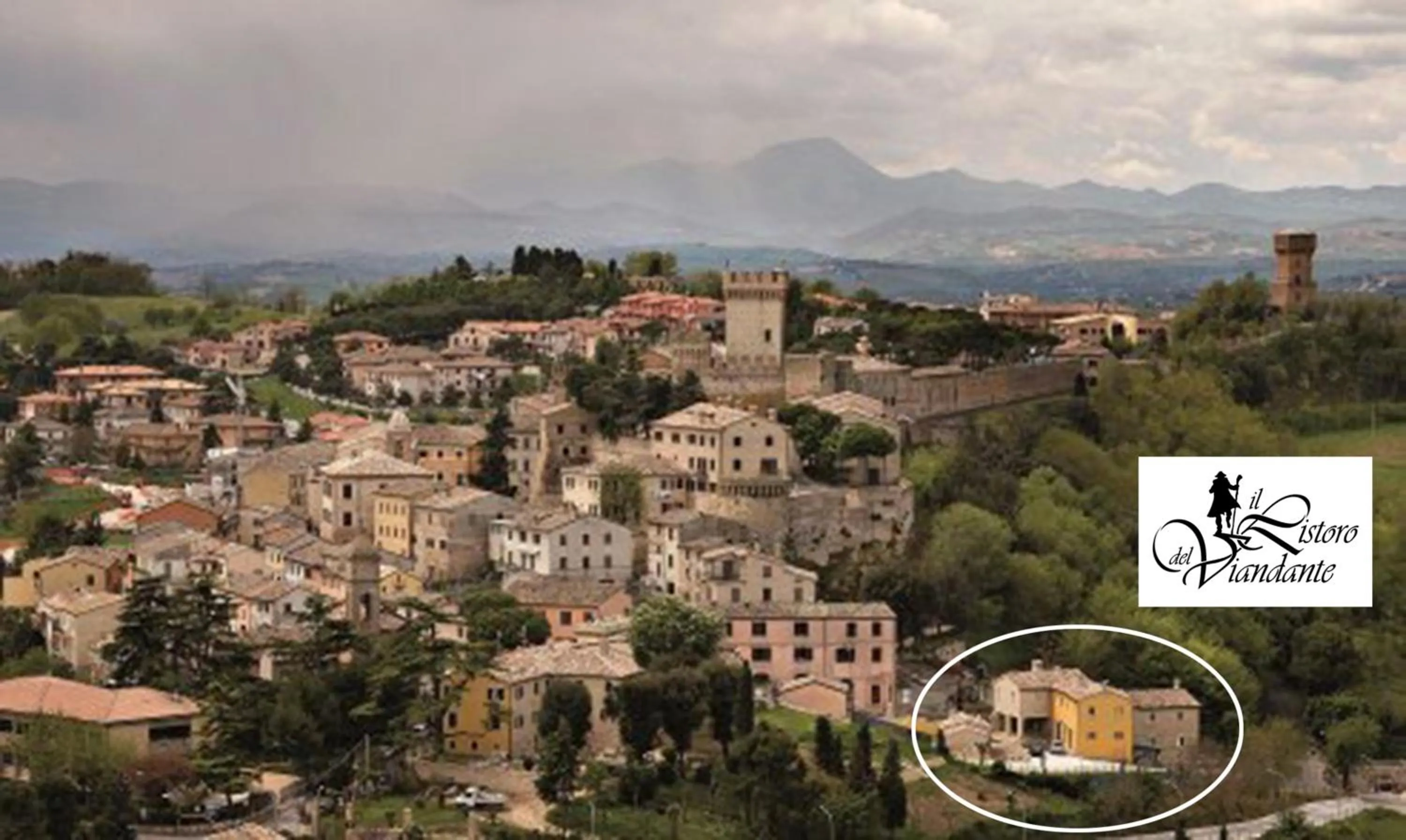 Bird's eye view in Il Ristoro Del Viandante