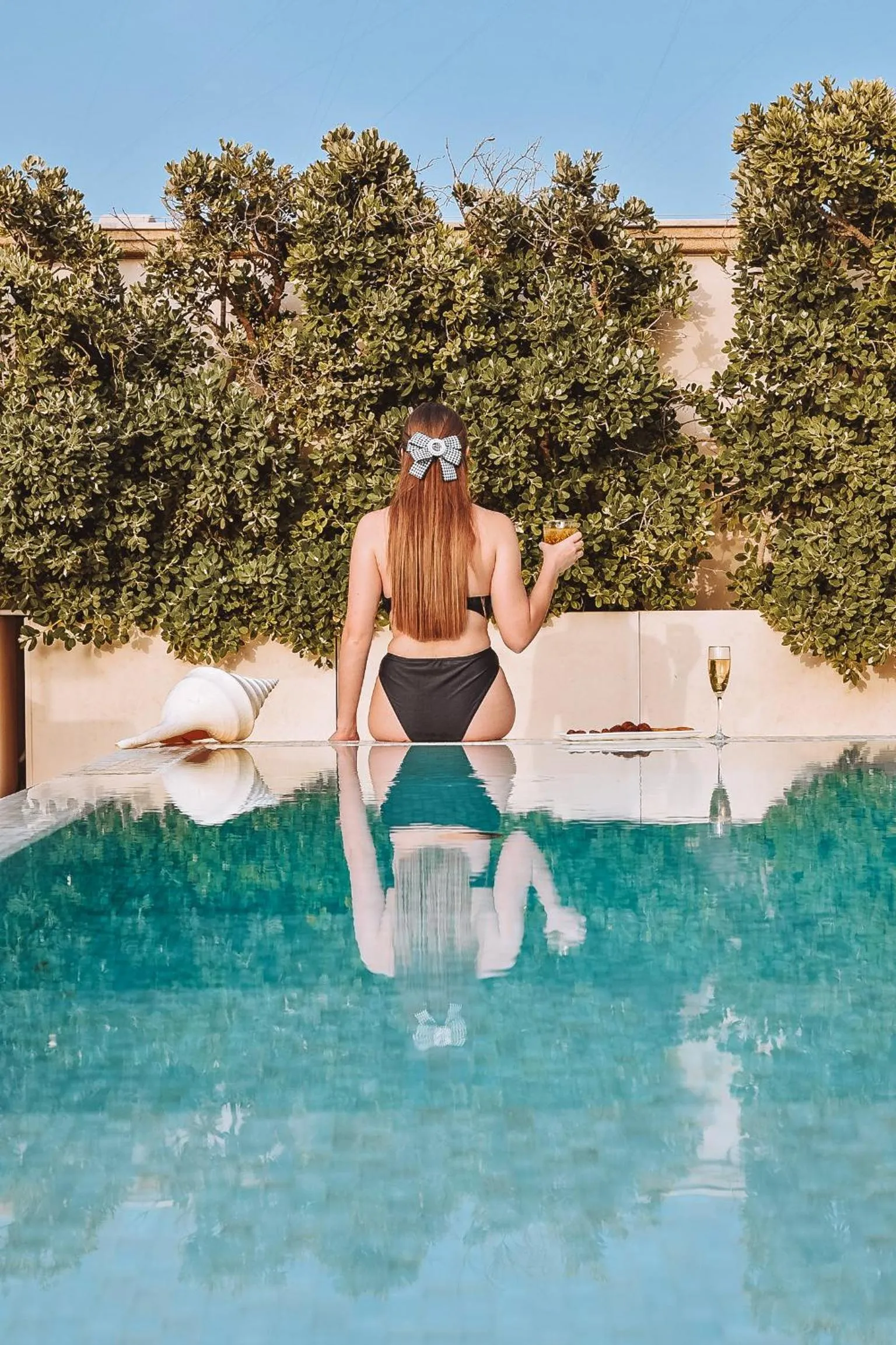 Pool view in Palazzo del Corso – Boutique Hotel