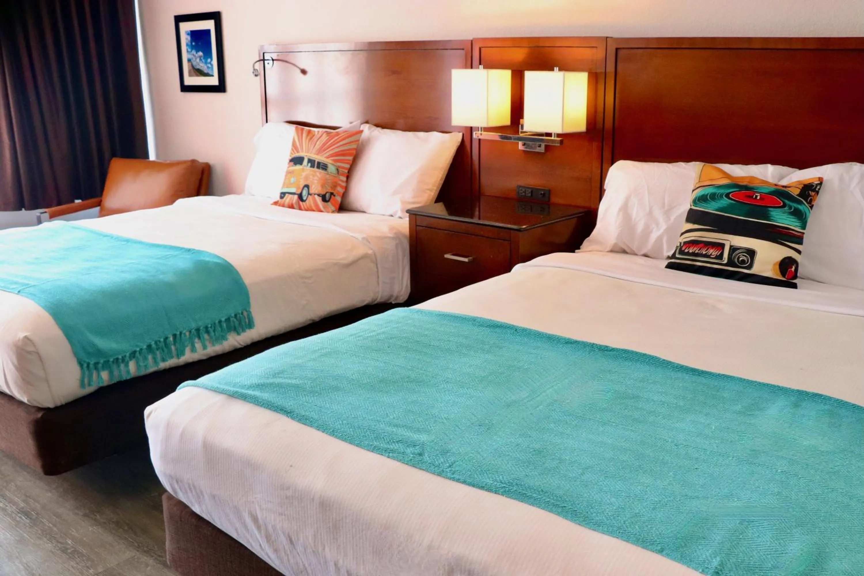 Bed in The Retro Hotel