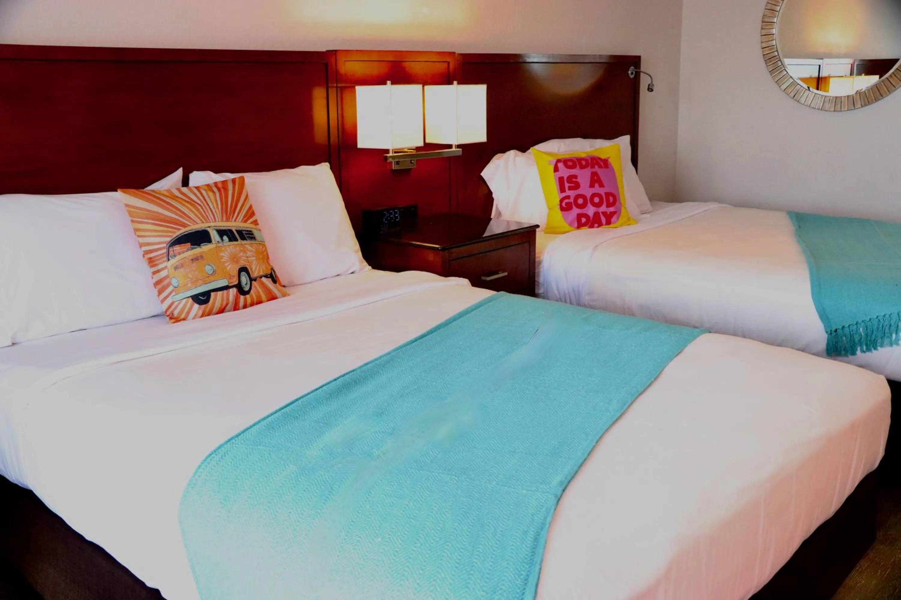 Bed in The Retro Hotel