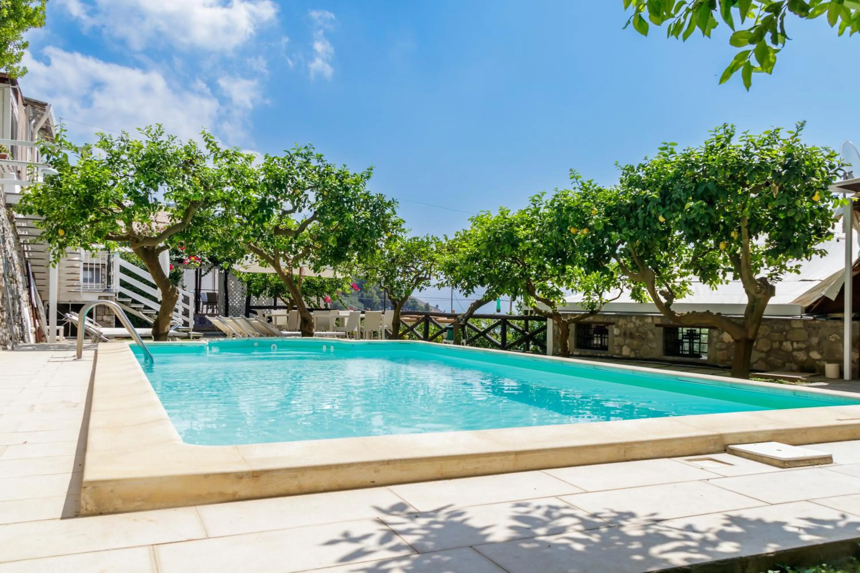 Pool view in Villarena Relais