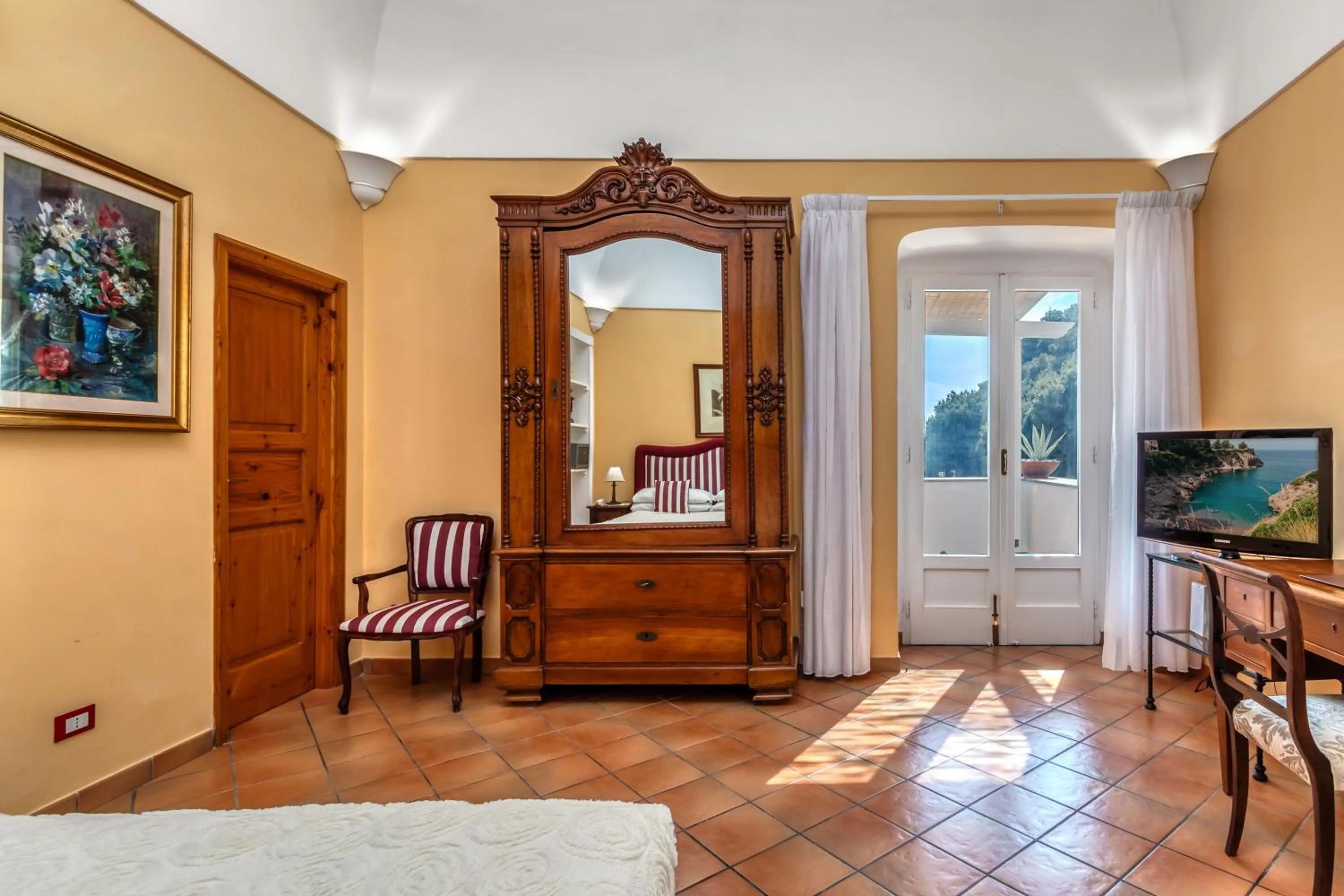 Seating area in Villarena Relais