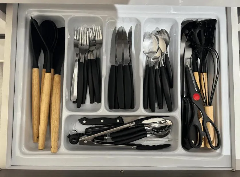 Kitchen or kitchenette in Xtay Privilege Botafogo - Apartamentos a 6min da praia e próximo a Copacabana