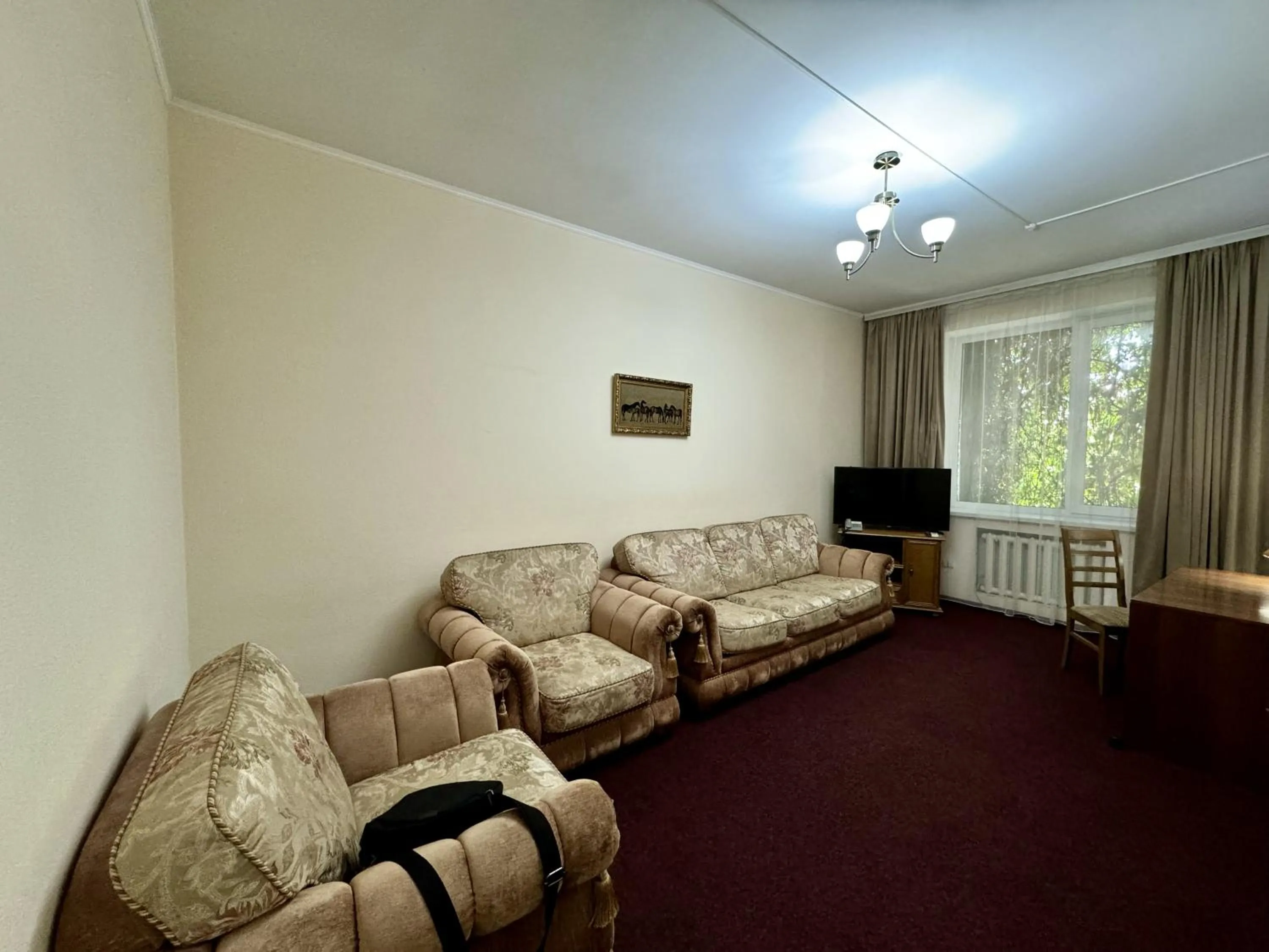 Living room in Hotel Zhambyl