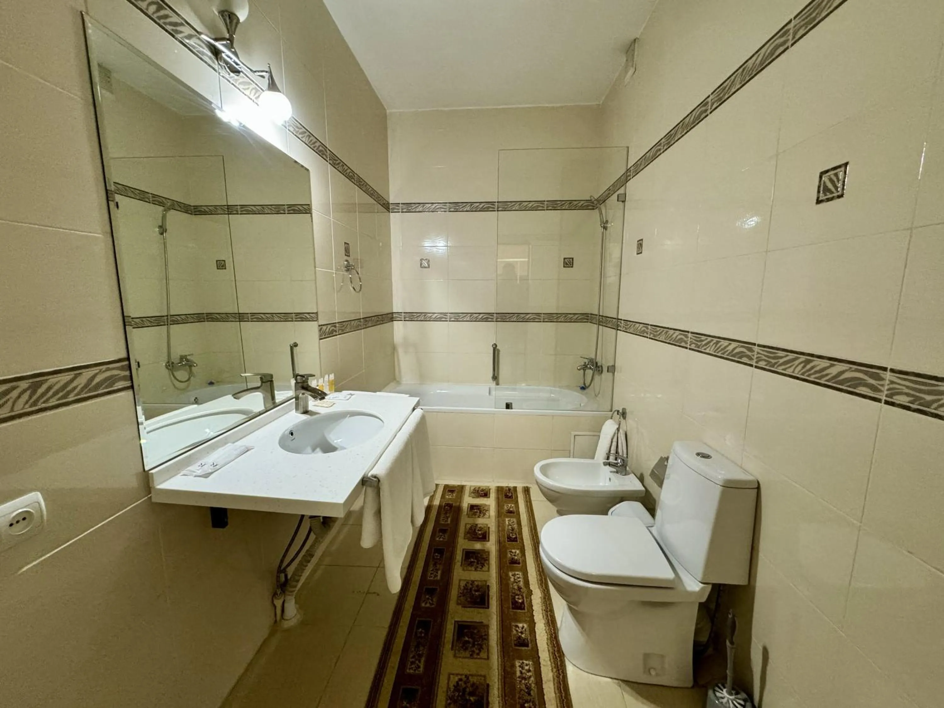 Shower in Hotel Zhambyl
