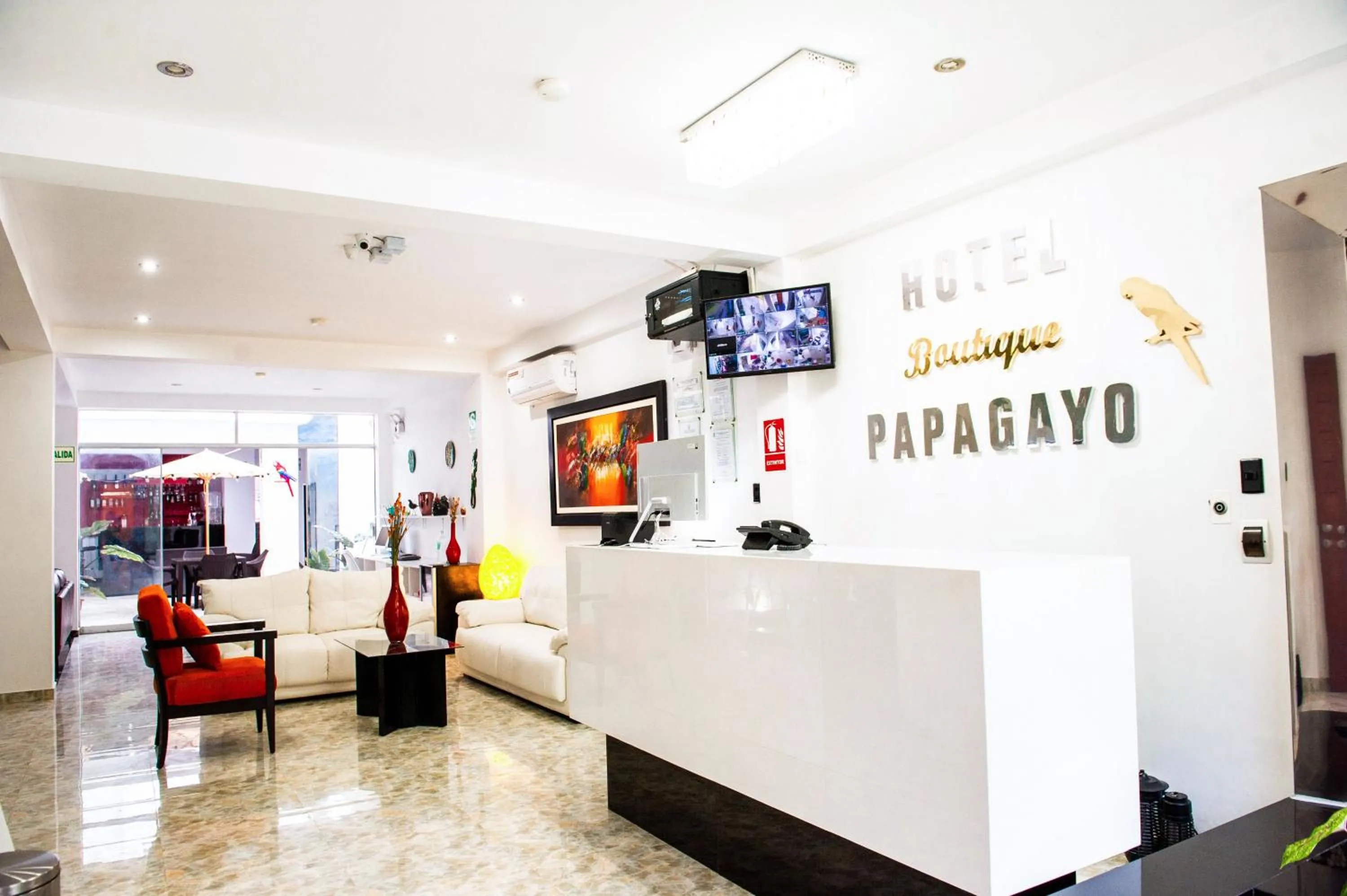 Lobby or reception in Hotel Boutique Papagayo