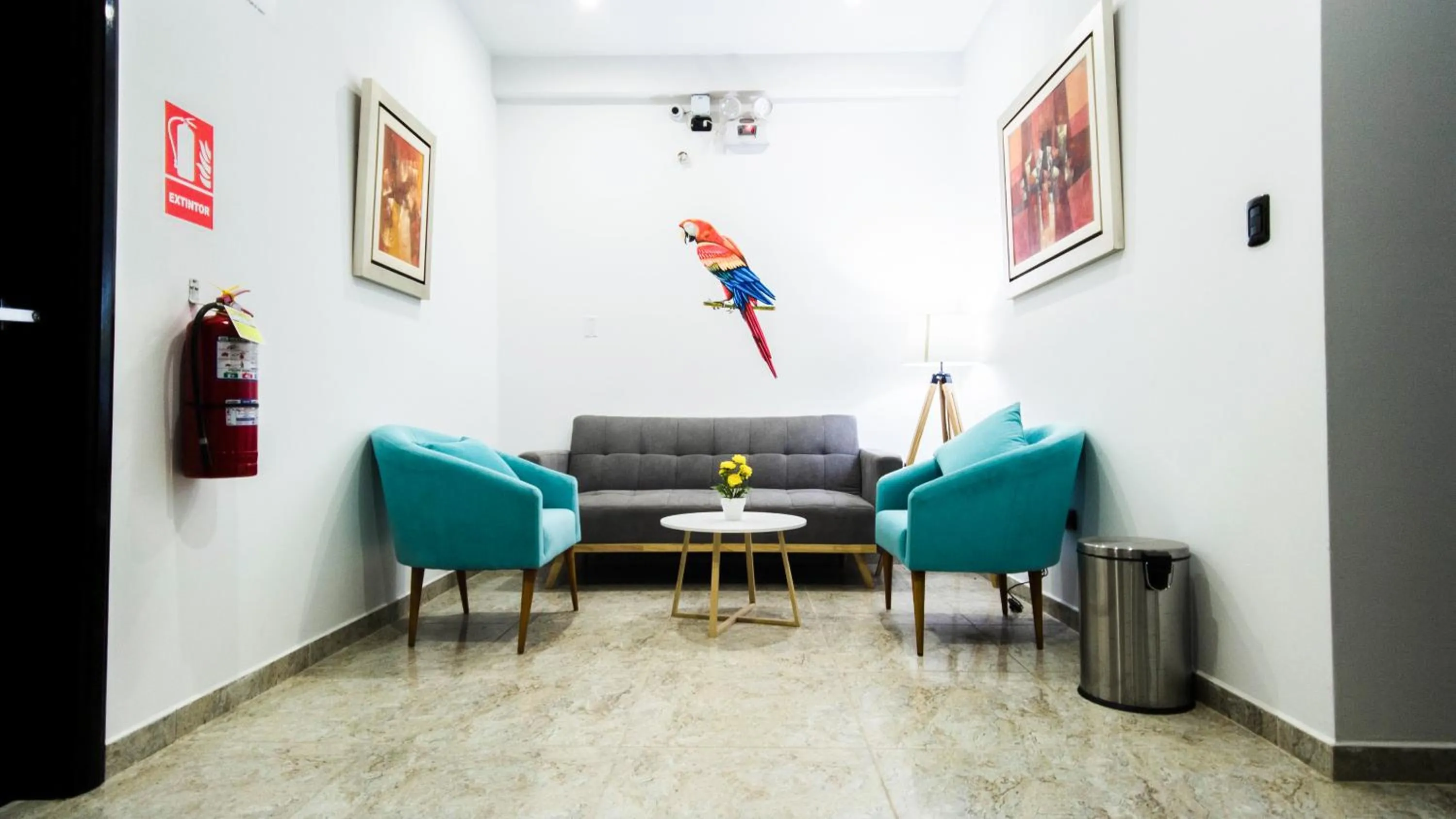 Living room in Hotel Boutique Papagayo