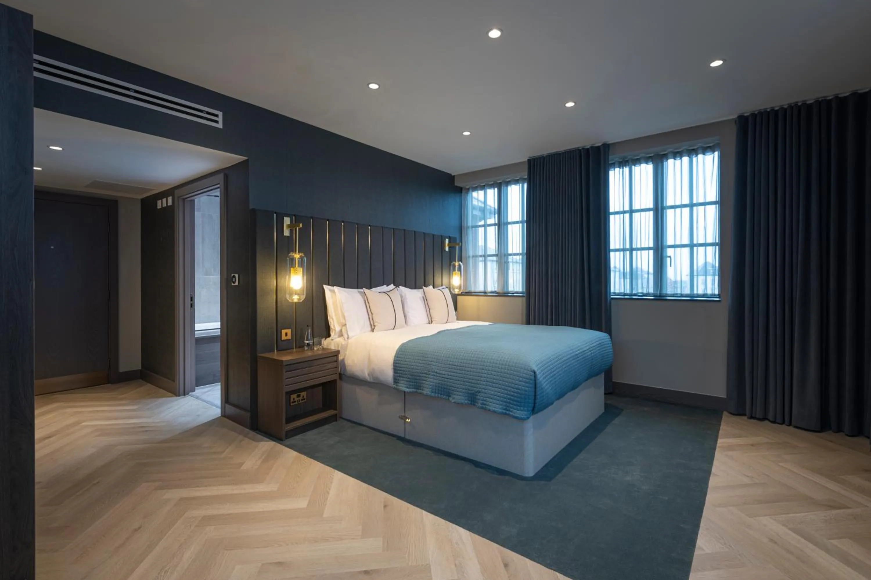 Bed in The Heyford Hotel