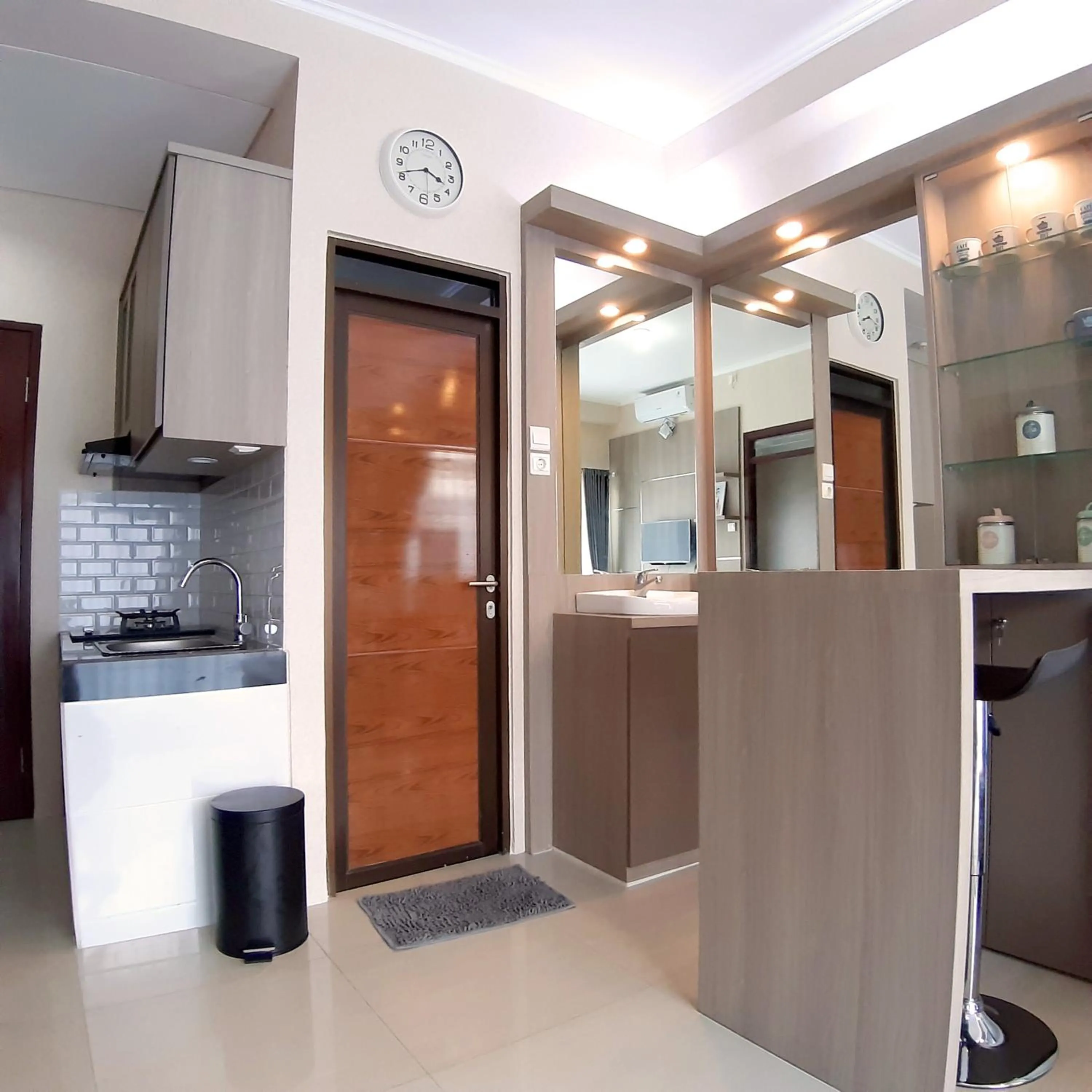 Kitchen or kitchenette in High Livin Apartment Pasteur