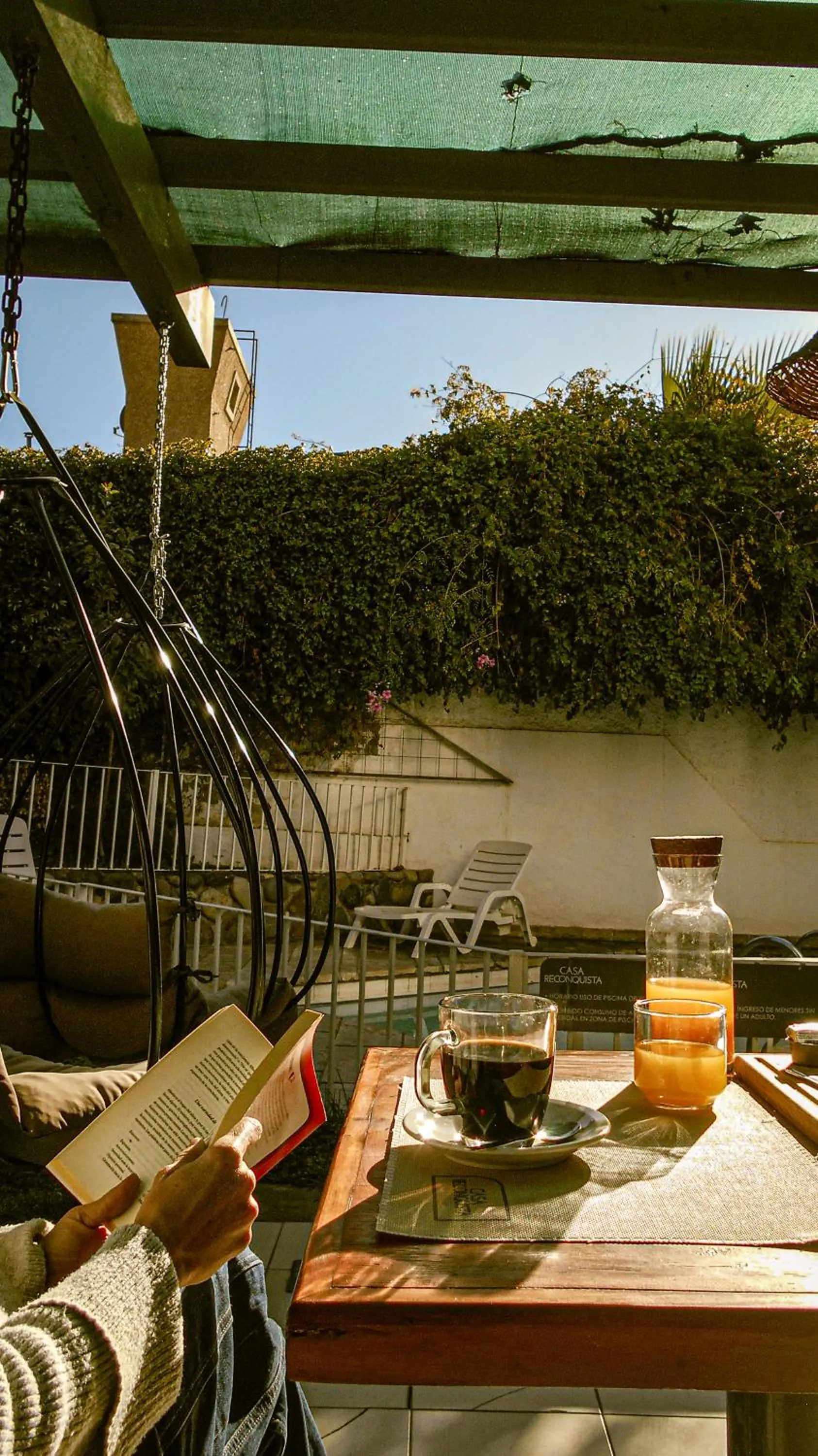 Seating area in Casa Reconquista