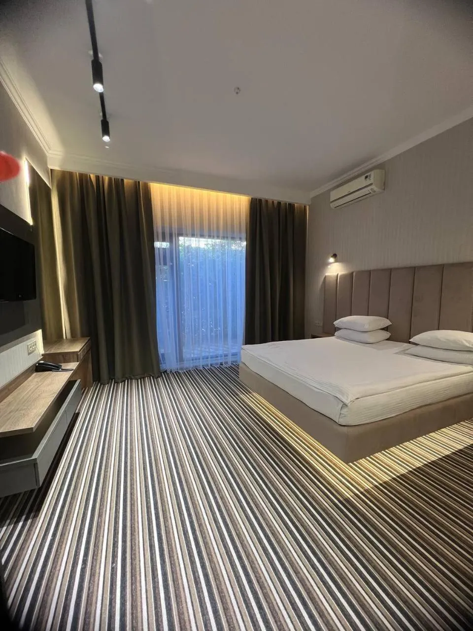Bed in Sapar Standart Hotel