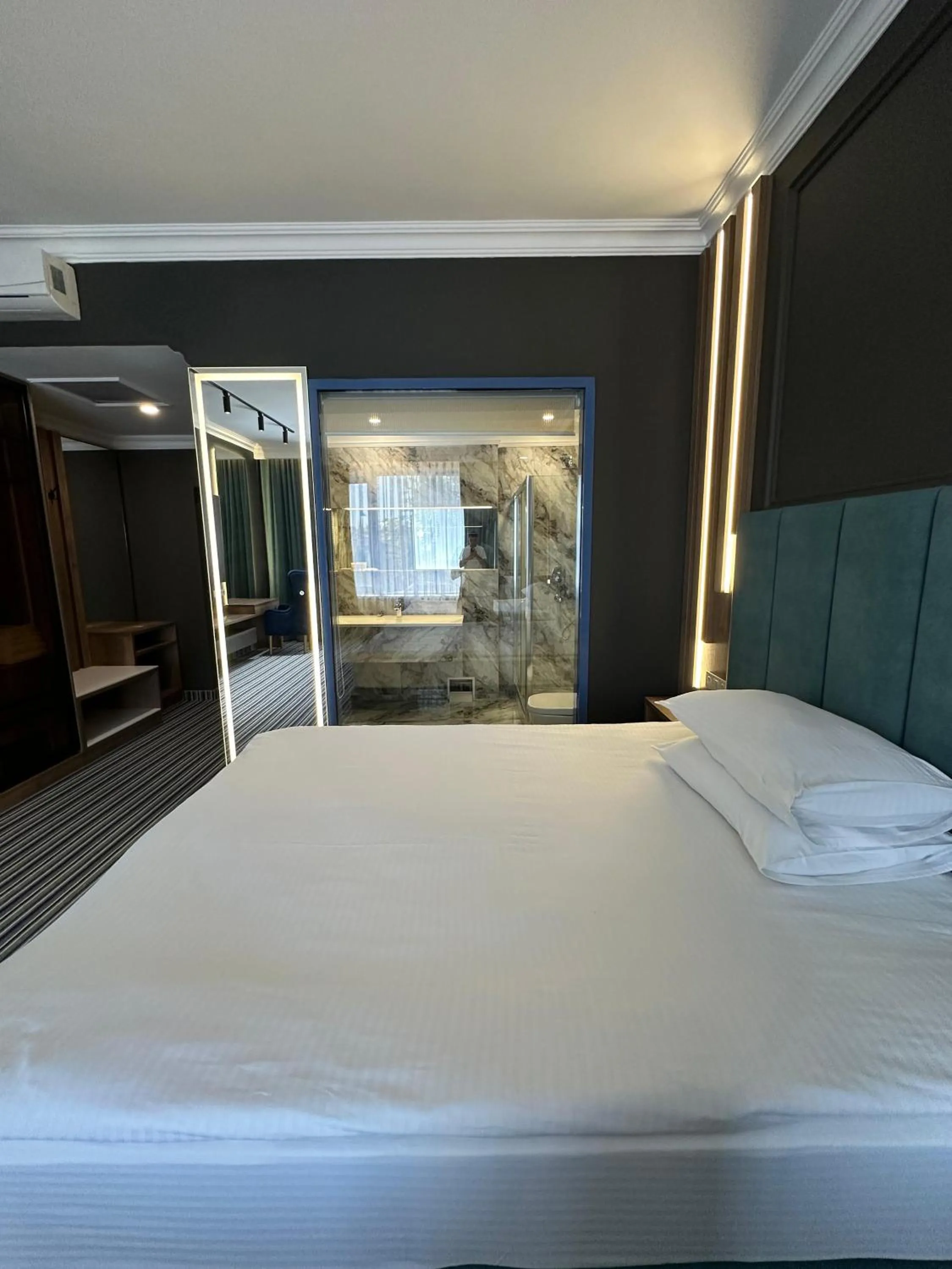 Bed in Sapar Standart Hotel
