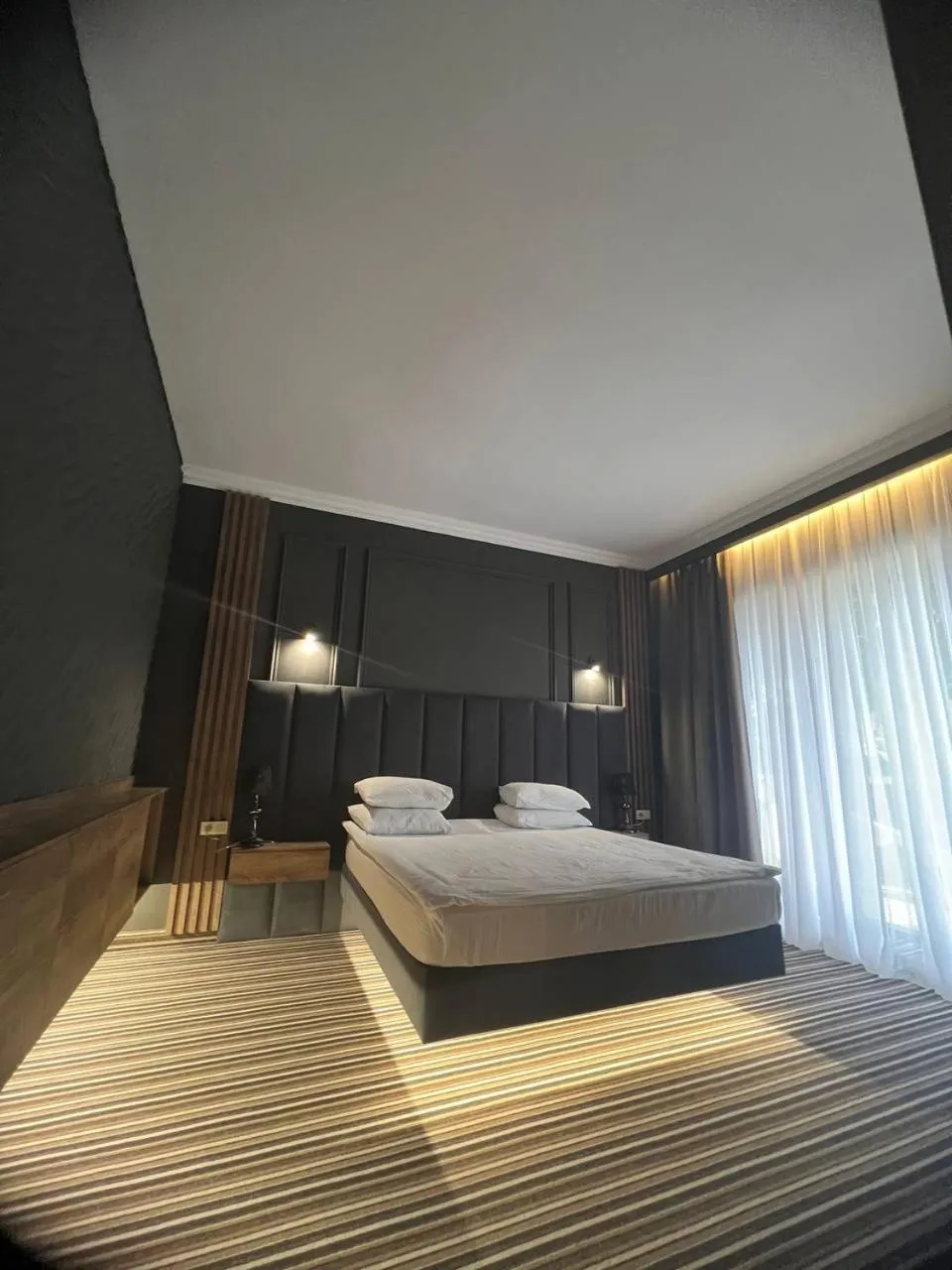 Bed in Sapar Standart Hotel