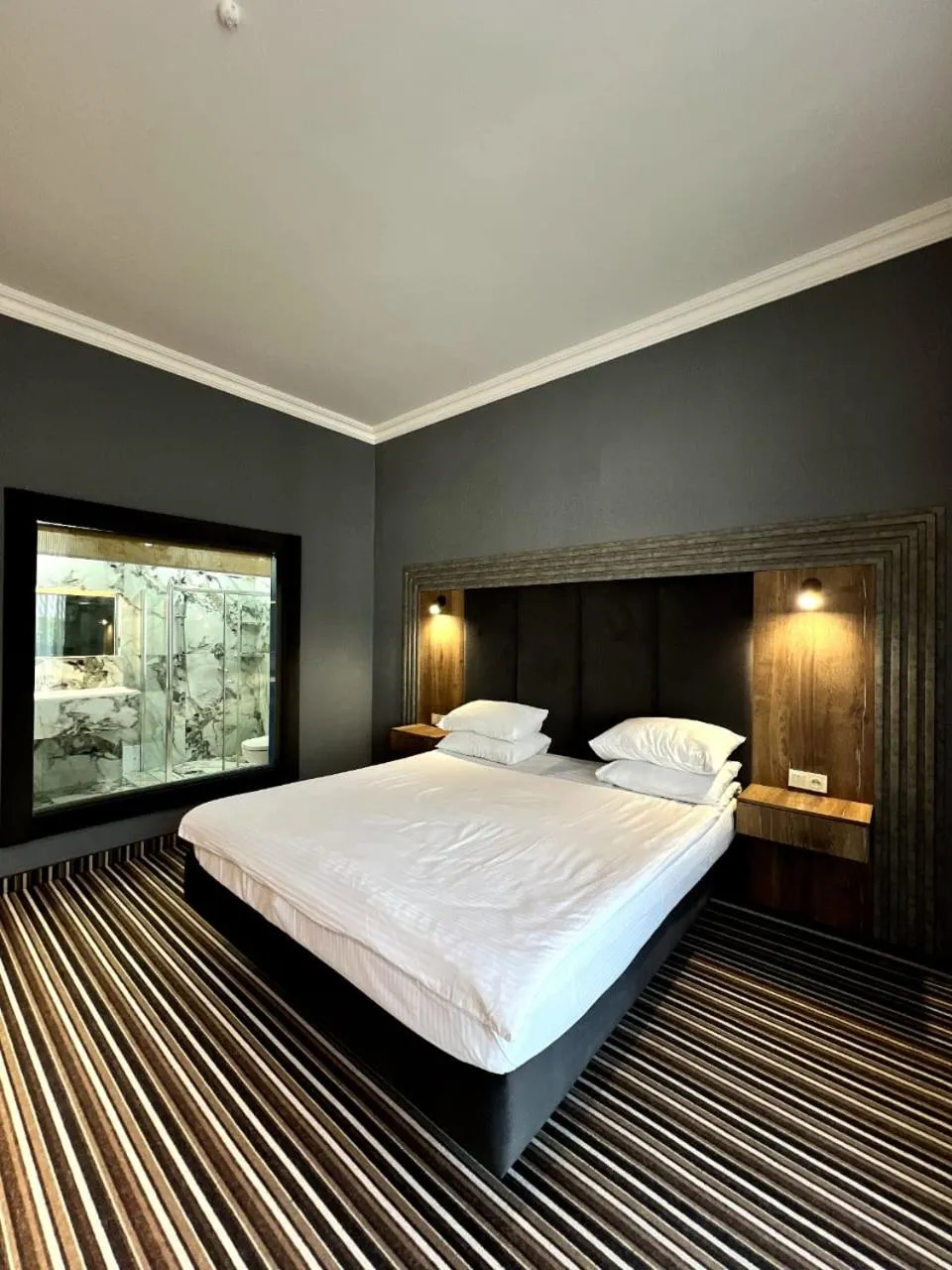 Bed in Sapar Standart Hotel