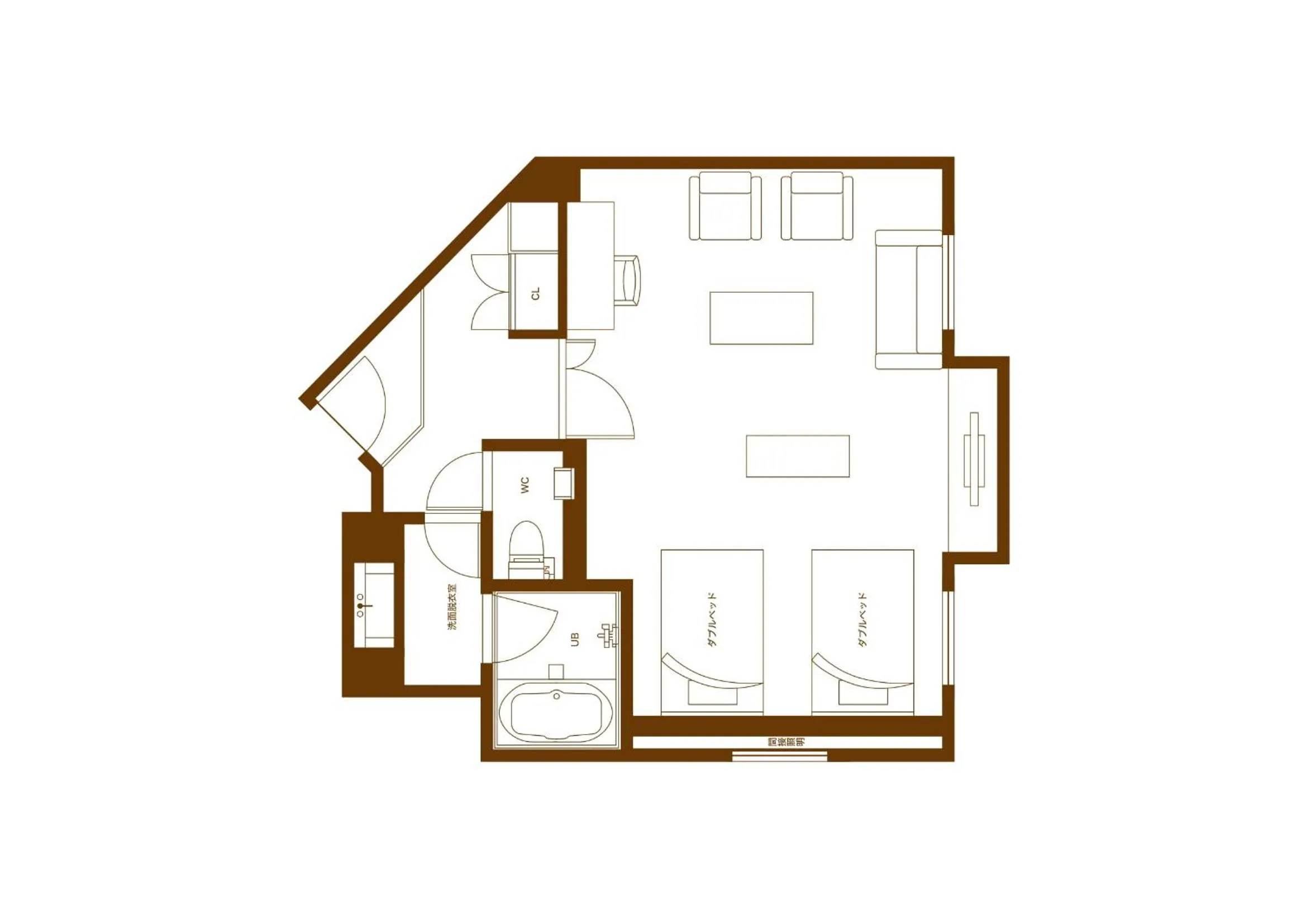 Floor plan in La Jolie Motomachi