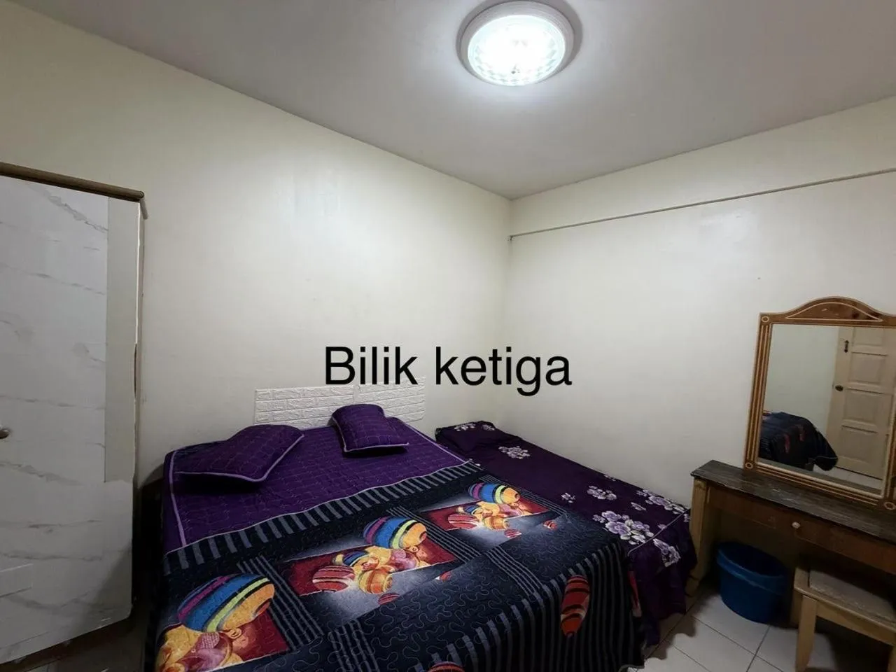 Bed in Apartment santai Marina